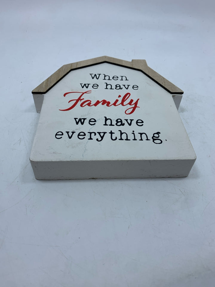 WHEN WE HAVE FAMILY WOOD HOUSE DECOR.