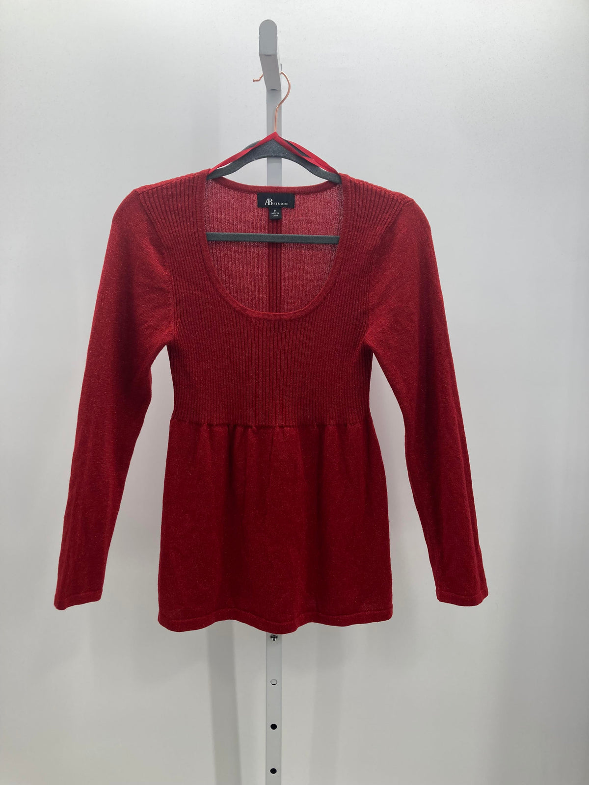 Ab Studio Size Medium Juniors Long Sleeve Sweater