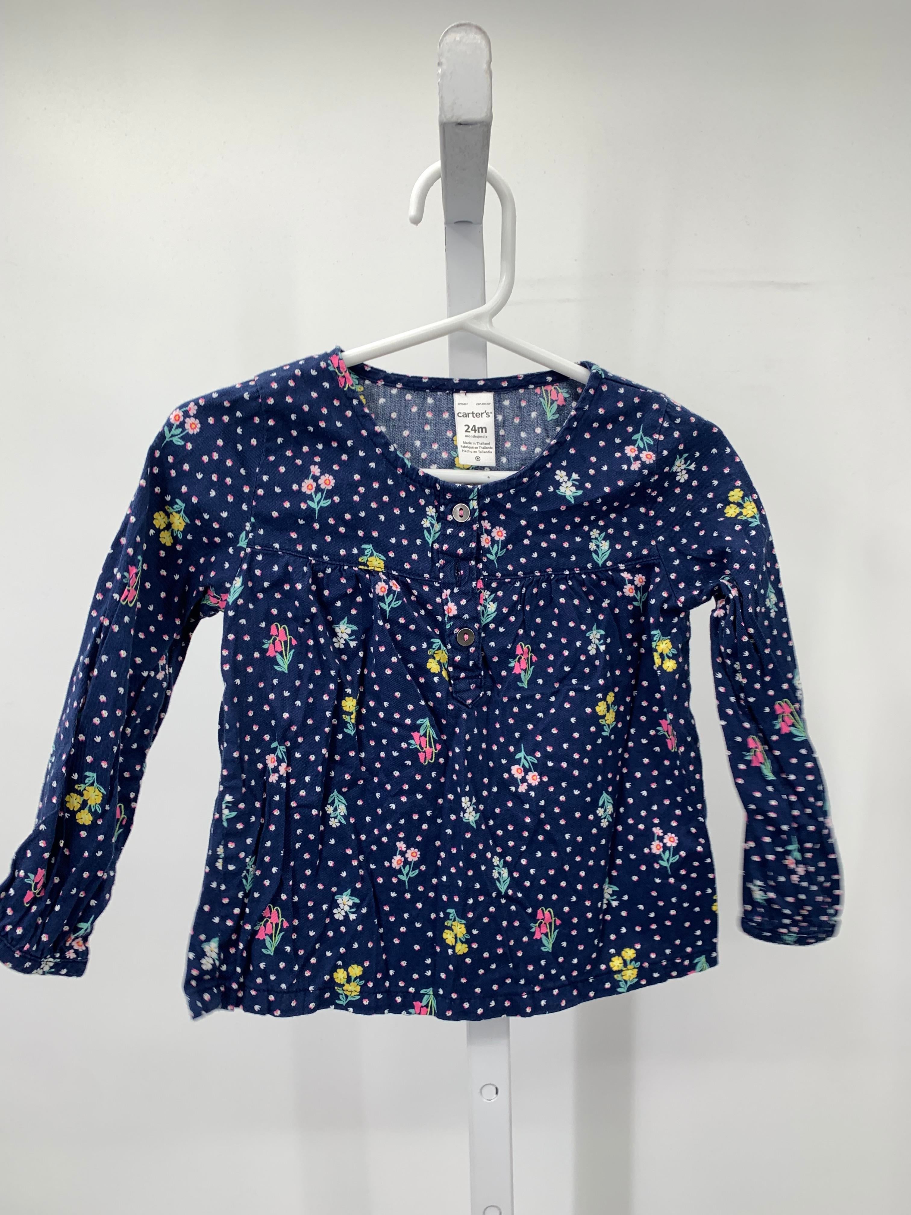 Carters Size 24 Months Girls Long Sleeve Shirt