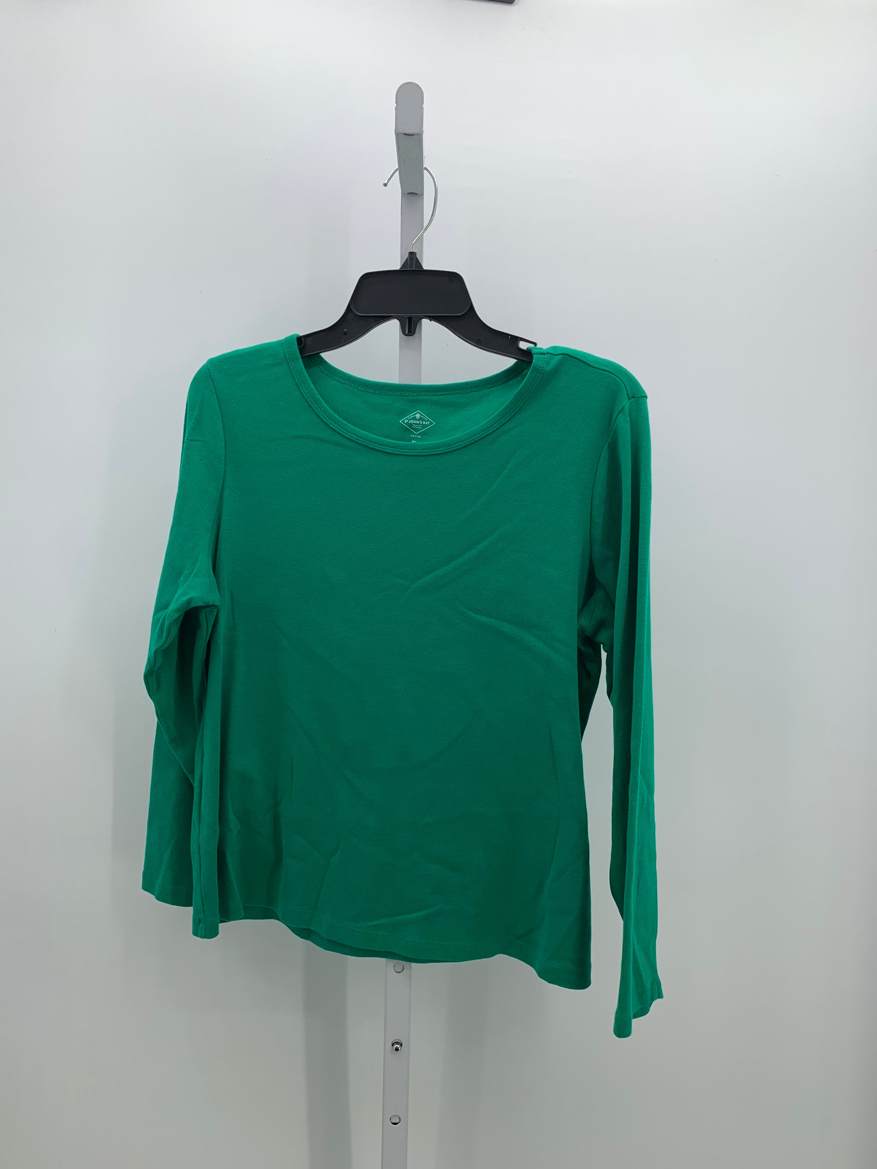 St. Johns Bay Size Large Petite Petite Long Sleeve Shirt