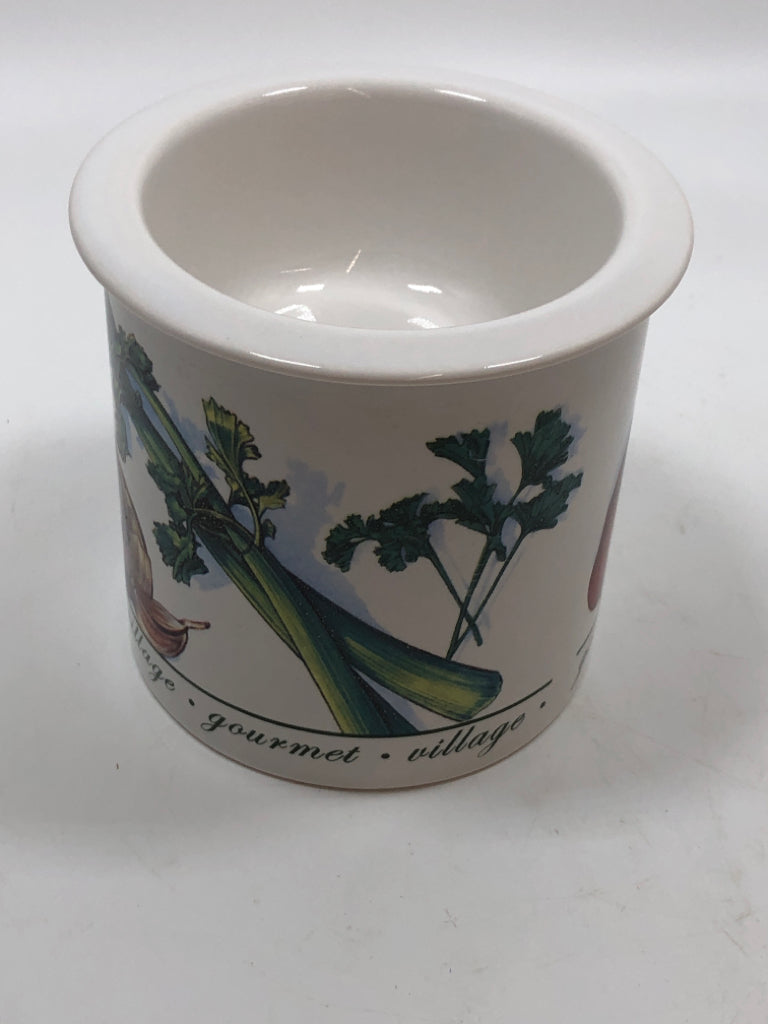 GOURMET VILLAGE CERAMIC DIP CHILLER.