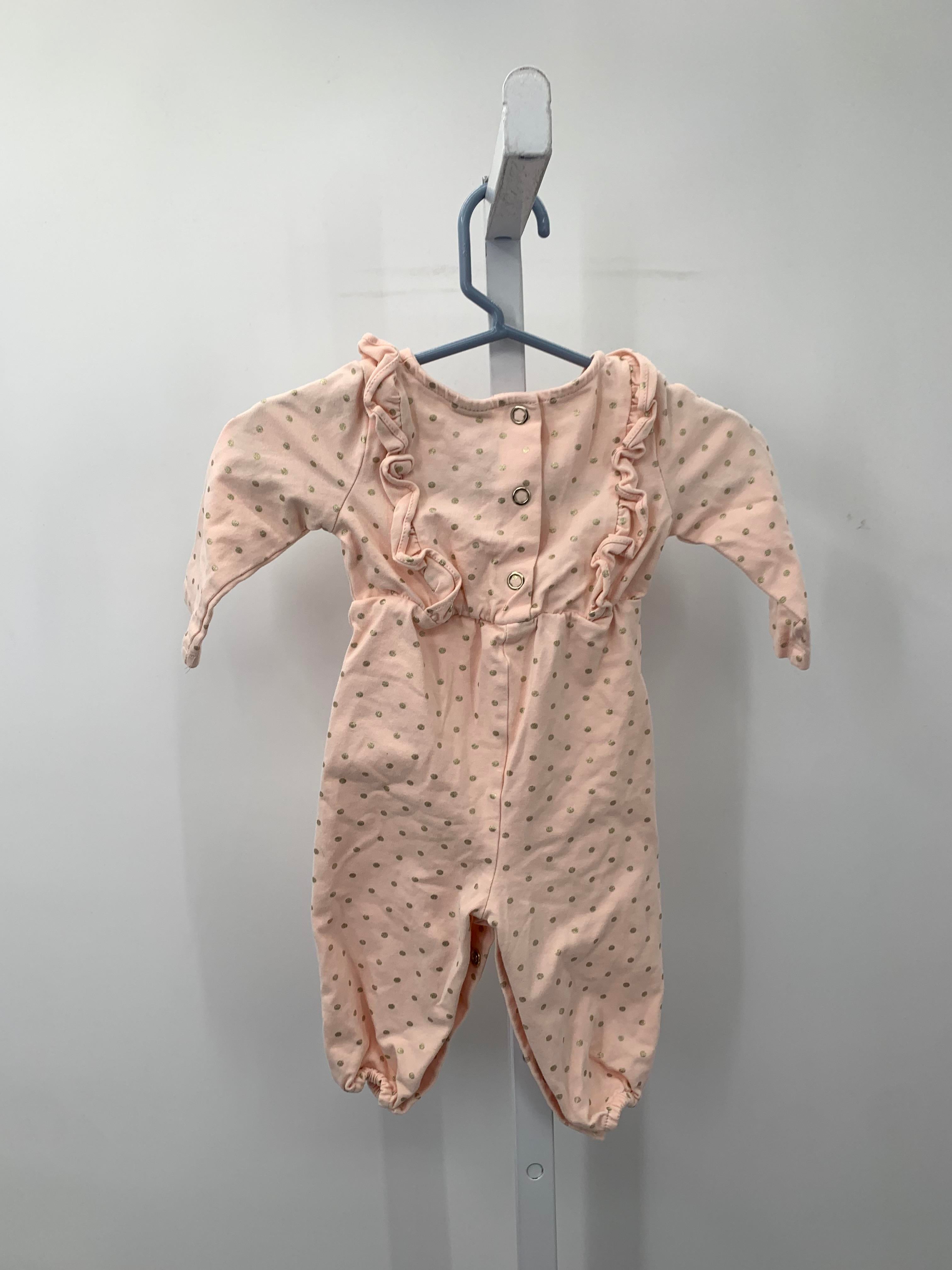 Catherine Malandrino Size 3-6 Months Girls Long Slv. Romper