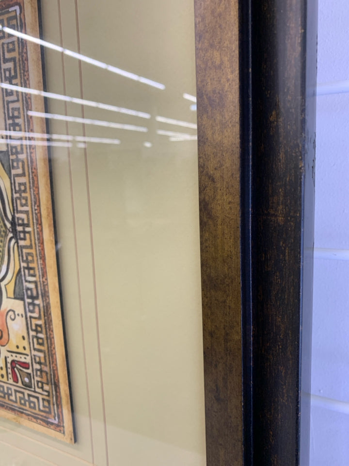 FRAMED ITALIAN TILE.