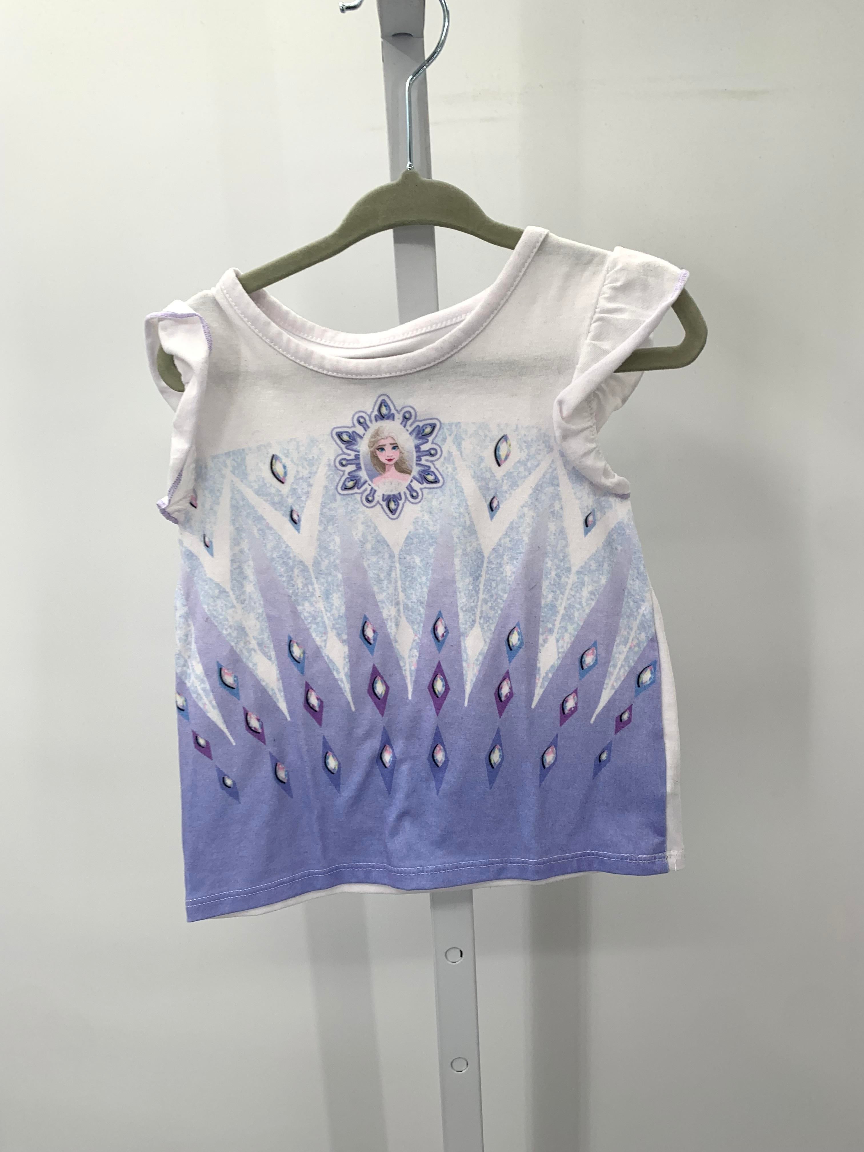 Disney Size 2T Girls Short Sleeve Shirt