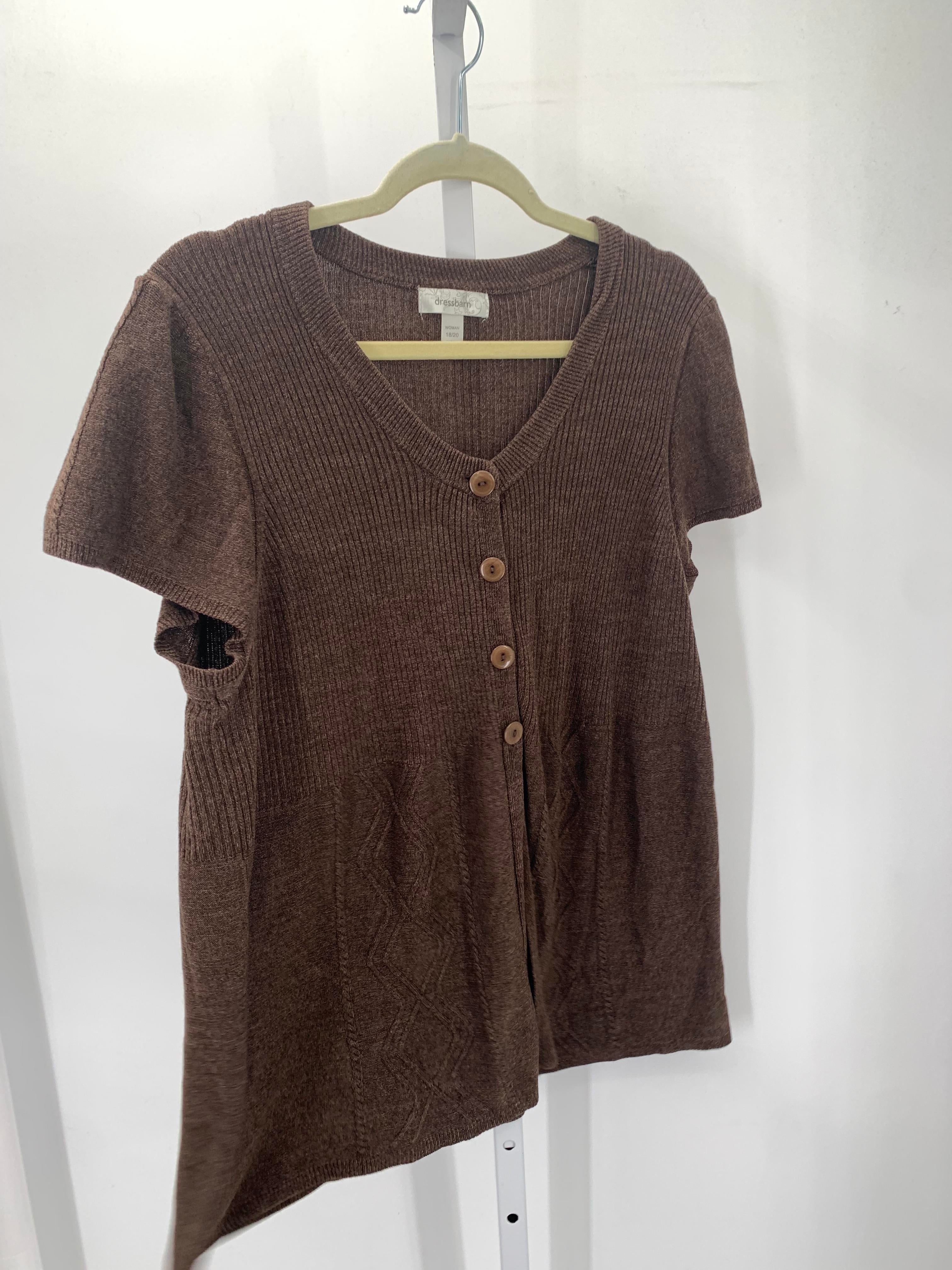 Dress Barn Size 18/20 W Womens Short Slv Sweater