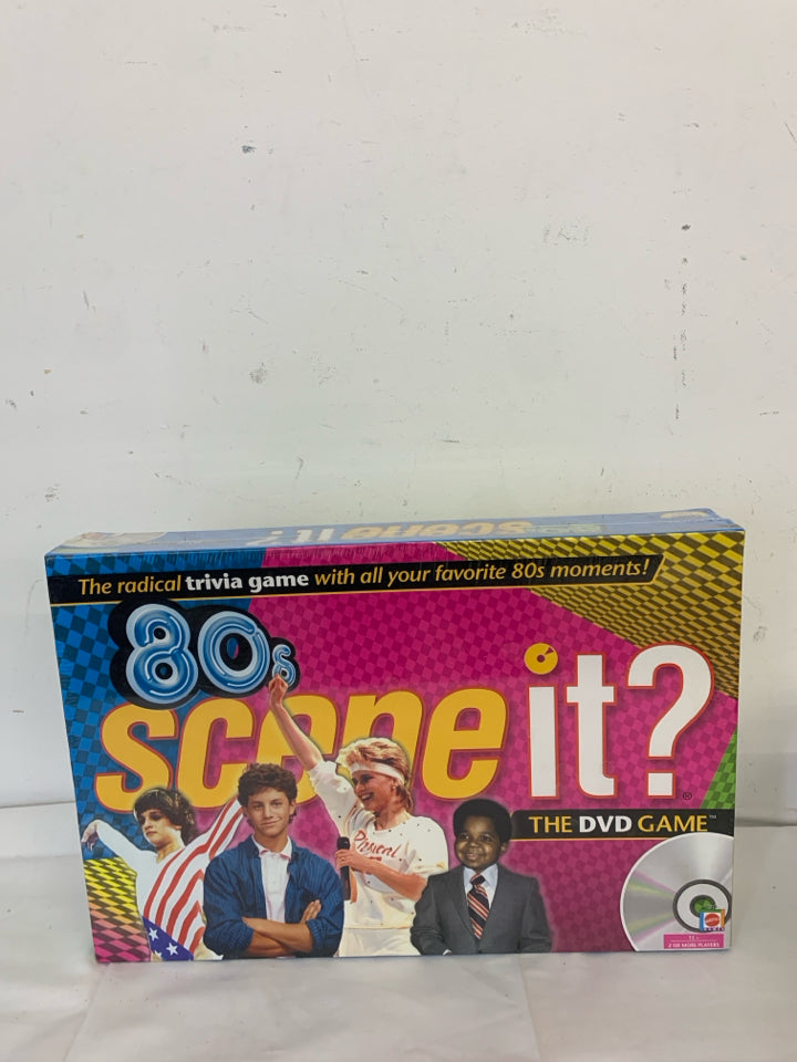 NIB 80'S SCENE IT TRIVIA GAME.