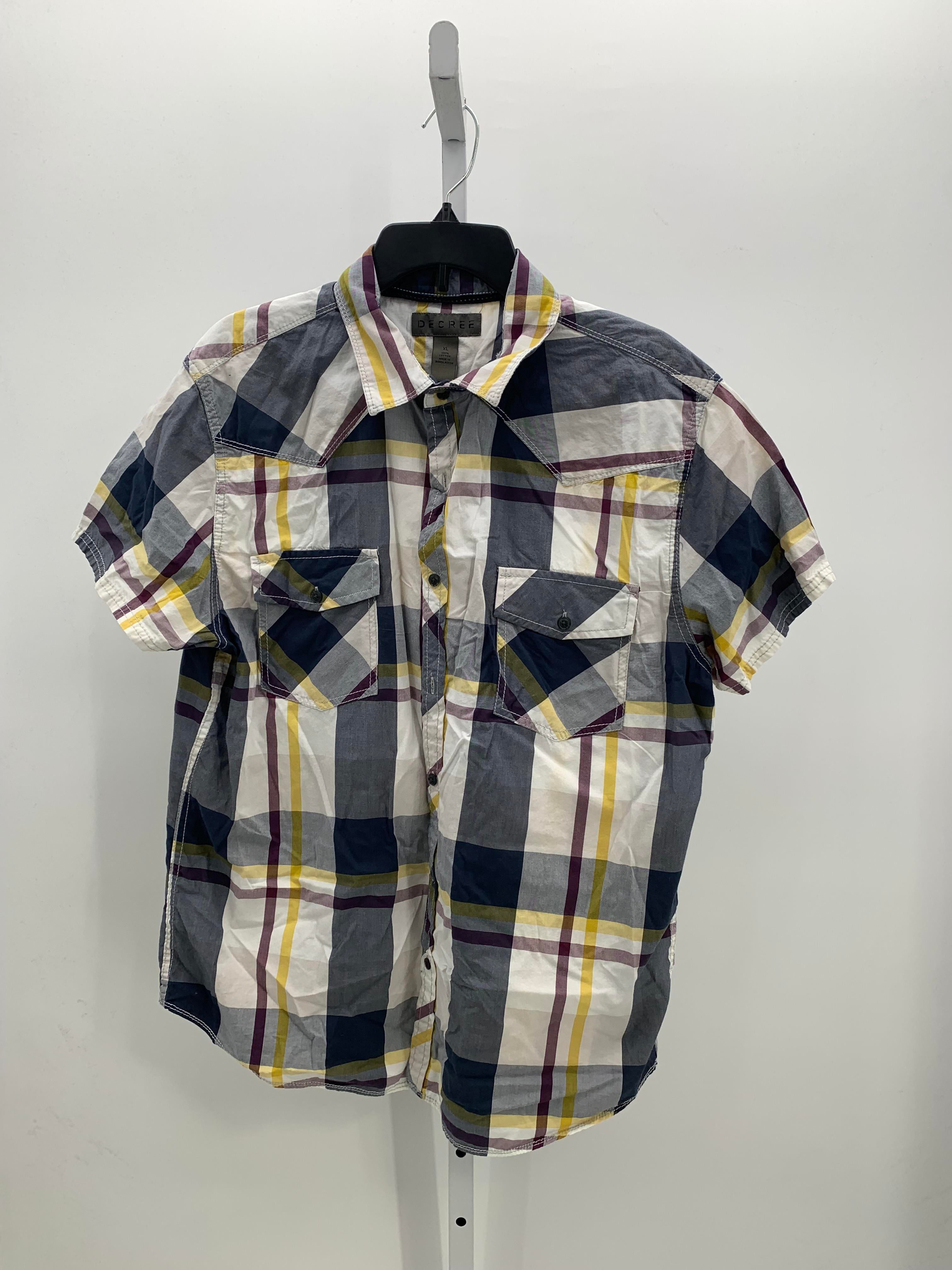 NEW PLAID BTN DOWN