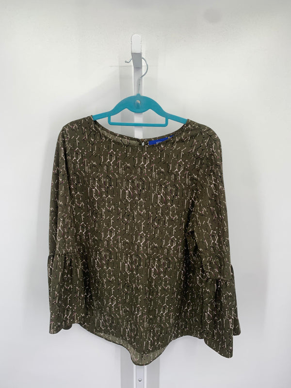 Apt. 9 Size Medium Misses Long Sleeve Shirt