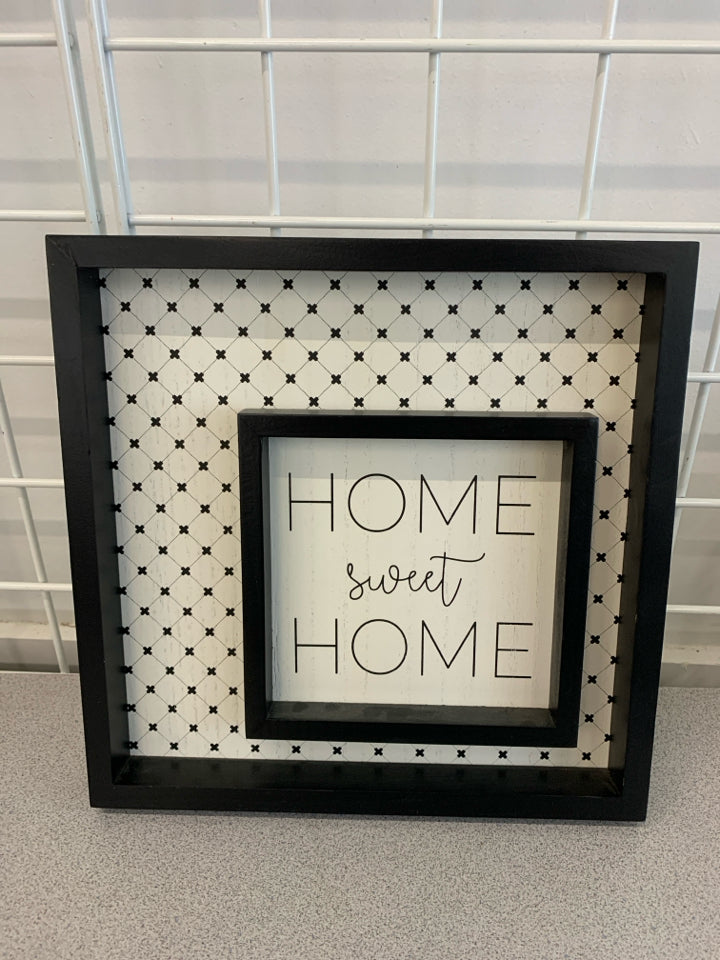 "HOME SWEET HOME" WALL HANGING.