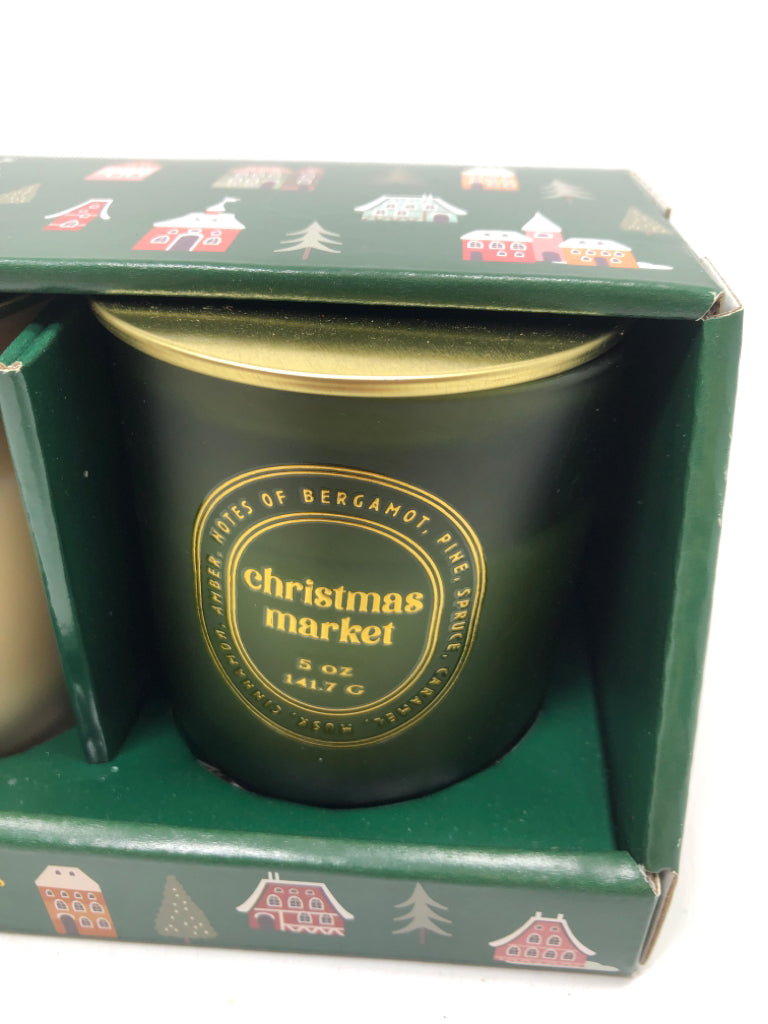NIP 3 CHRISTMAS SOY BLEND CANDLES.