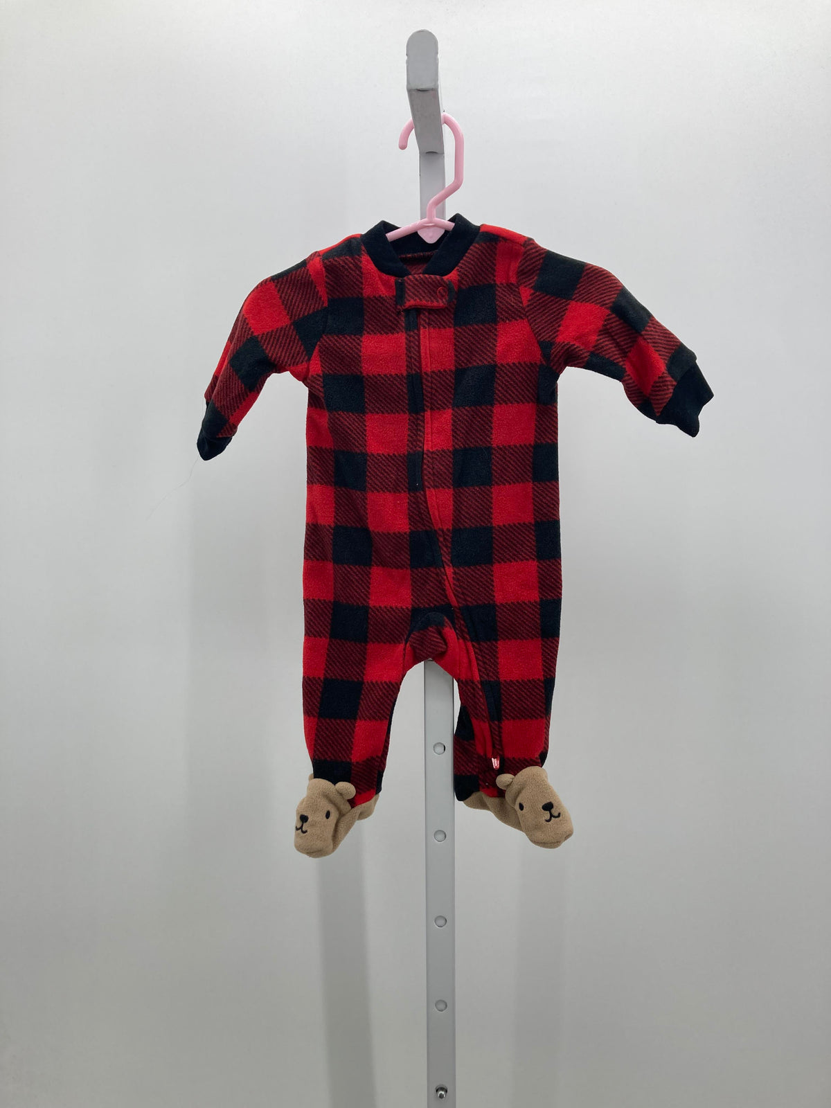 BLACK PLAID FLEECE