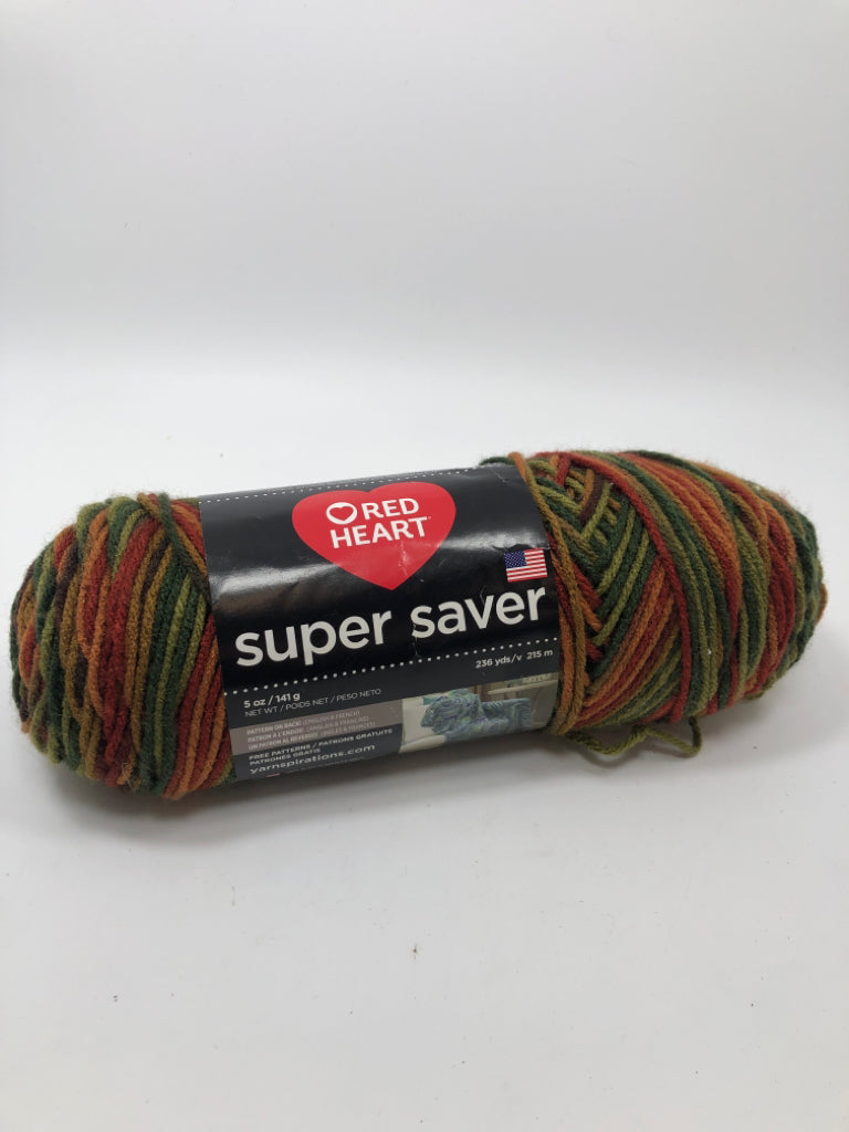 NWT RED HEART AUTUMN COLOR YARN.