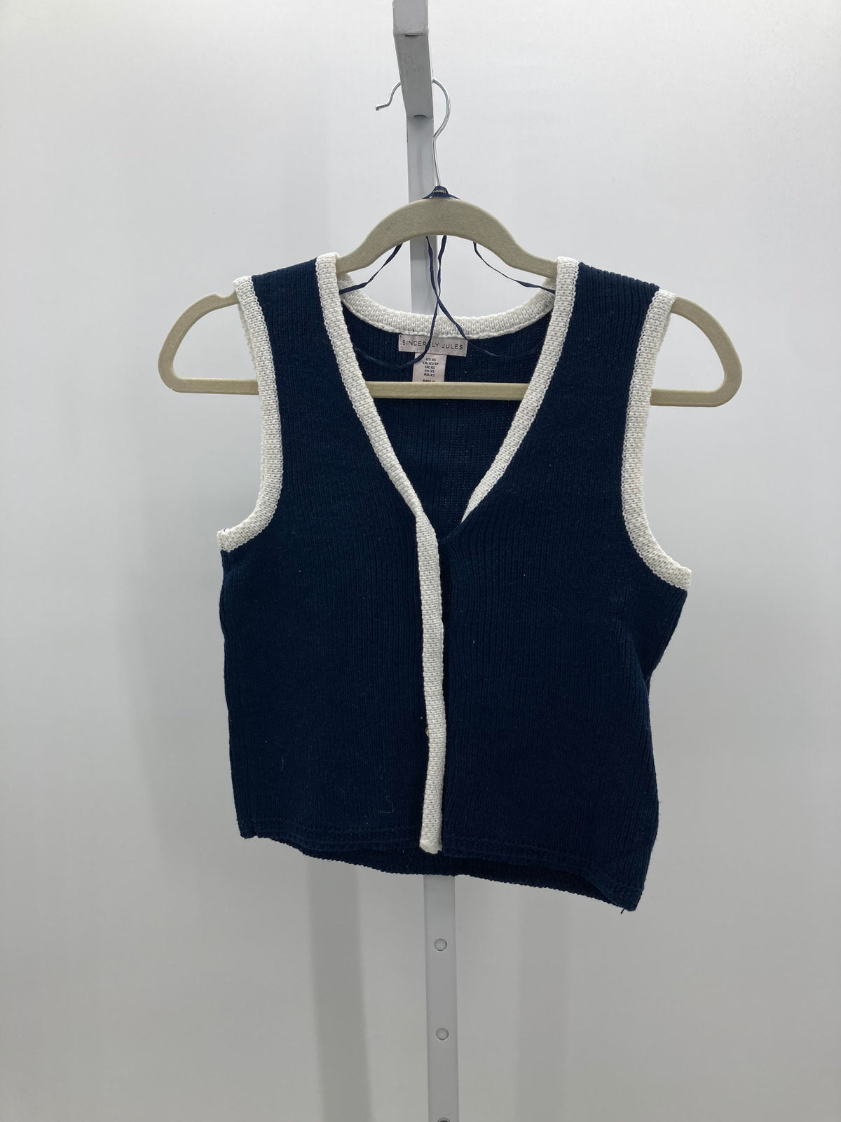 SINCERELY JULES Size X Small Juniors Vest