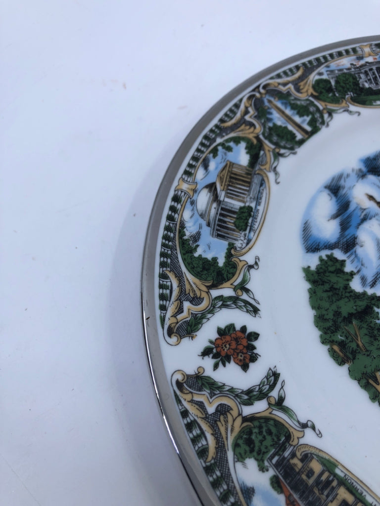 VTG THE CAPITOL WASH DC DECOR PLATE.