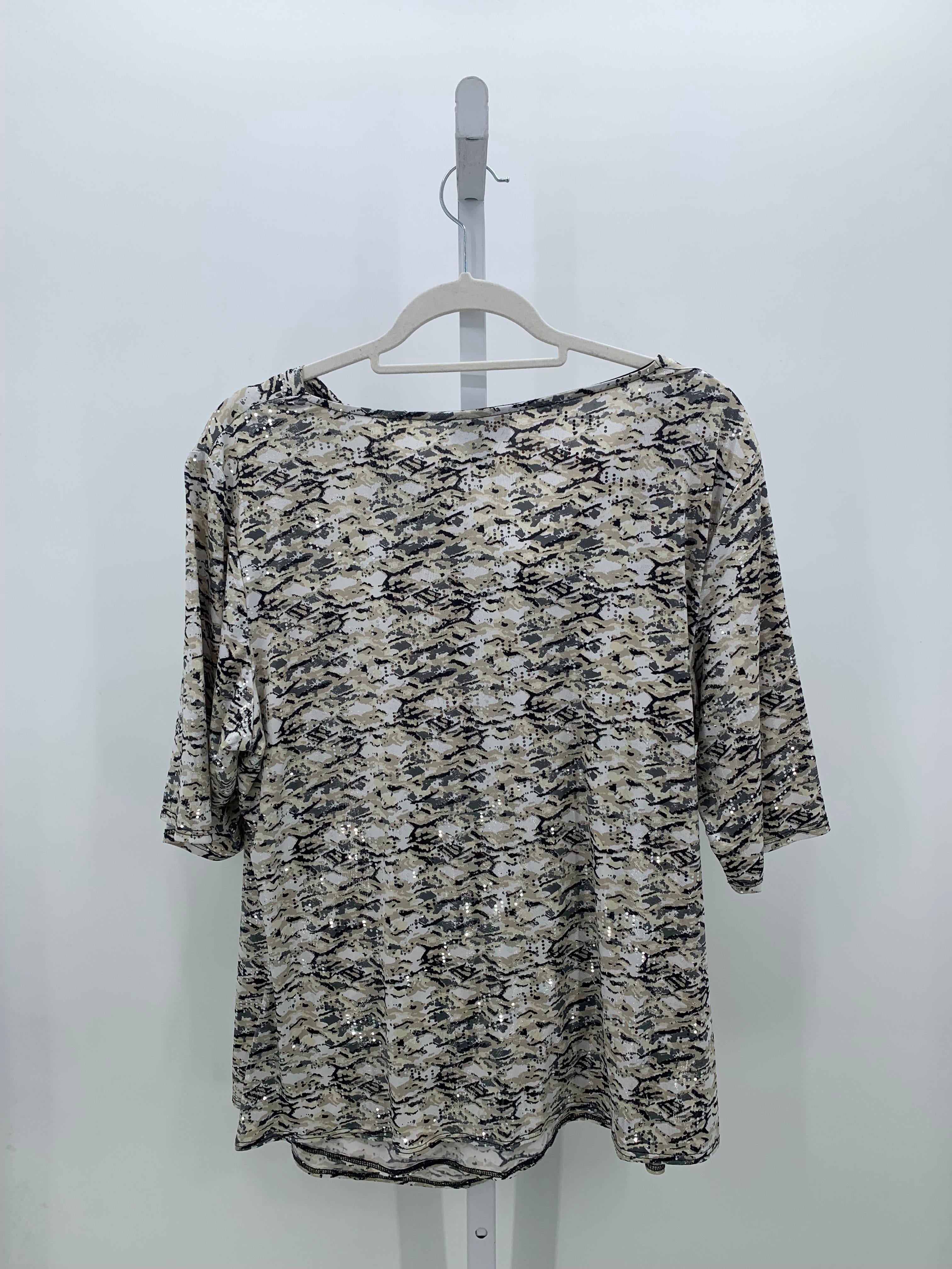 Dress Barn Size 2X Womens Short Sleeve Shirt