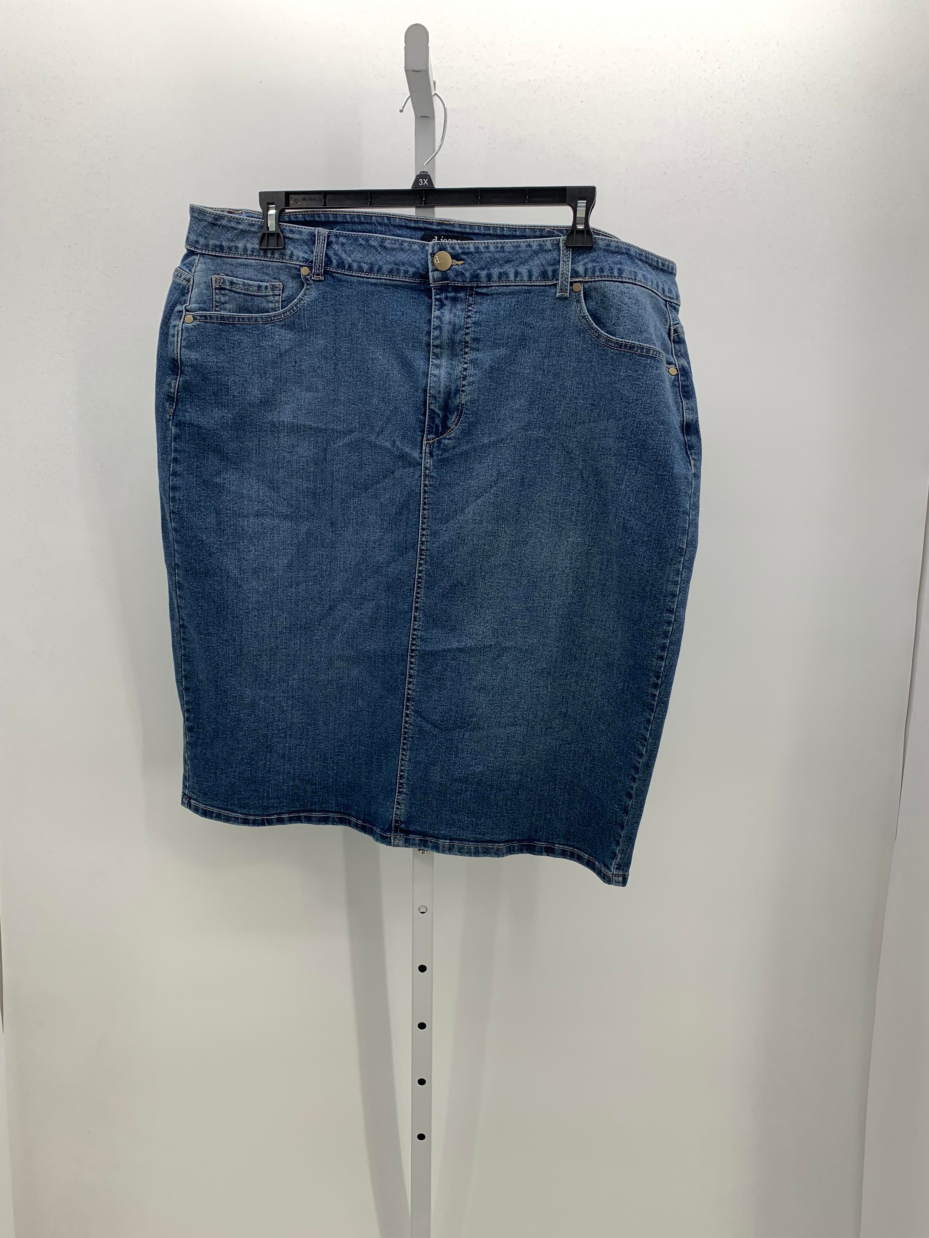 d. jeans Size 22W Womens Skirt