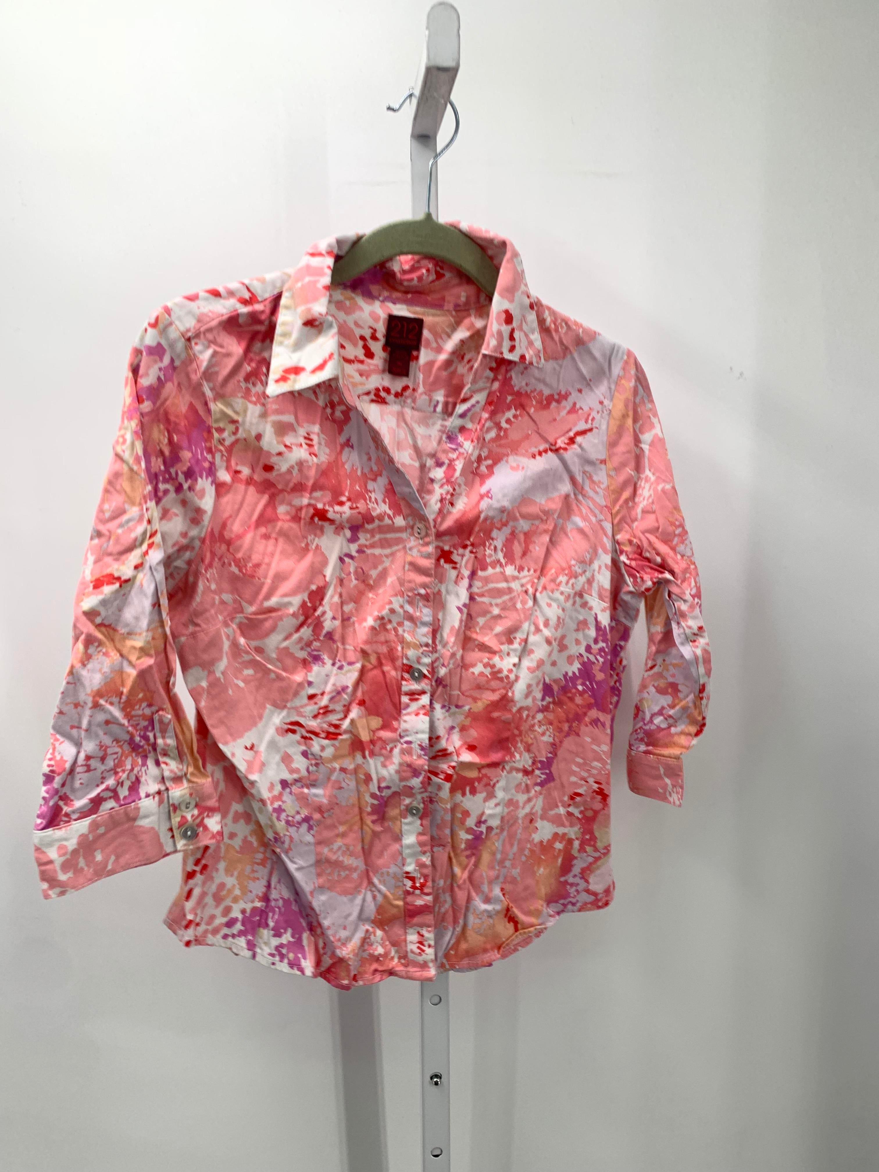 212 Collection Size Medium Misses 3/4 Sleeve Shirt
