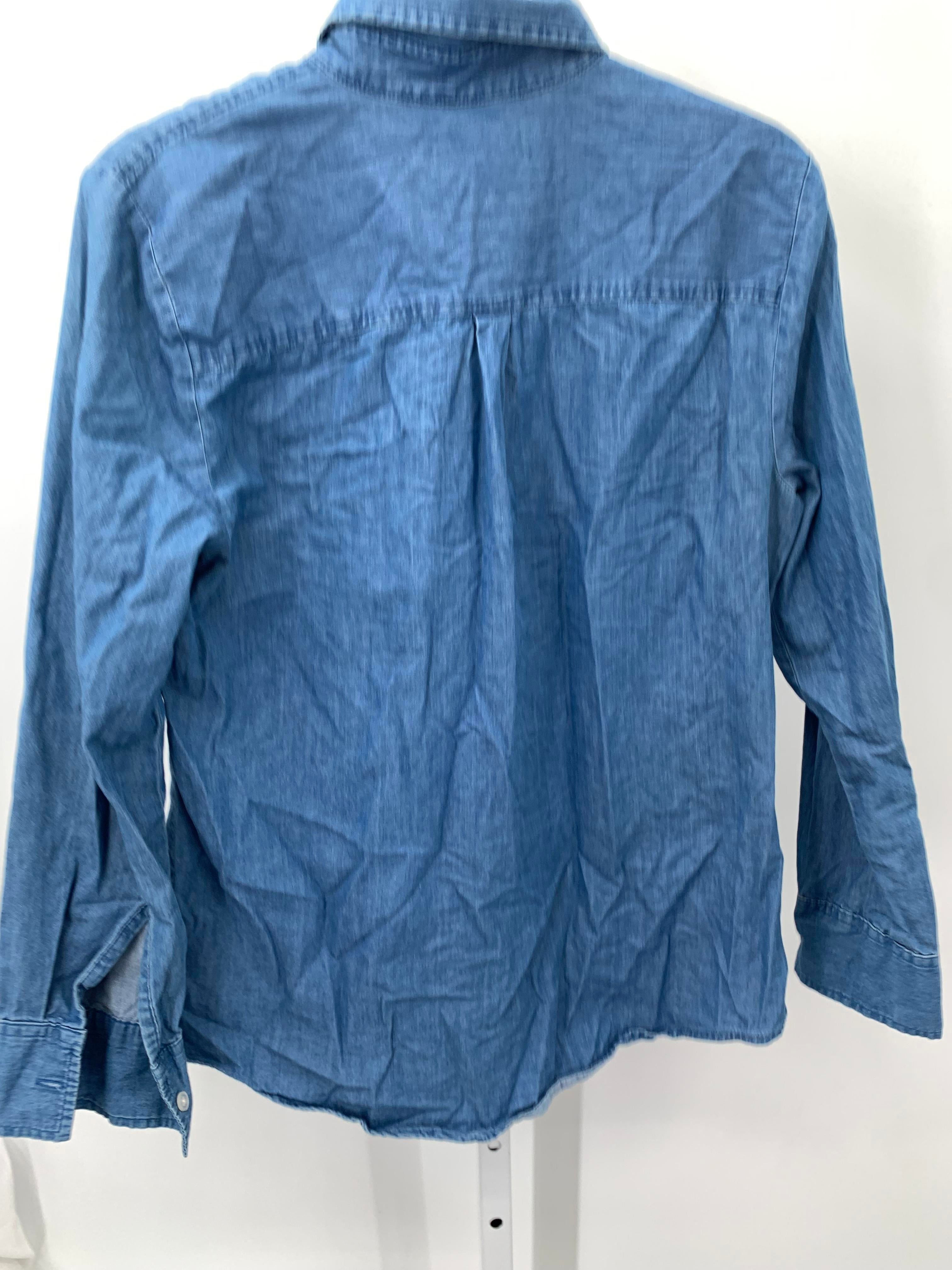 Faded Glory Size Small Misses Long Sleeve Shirt