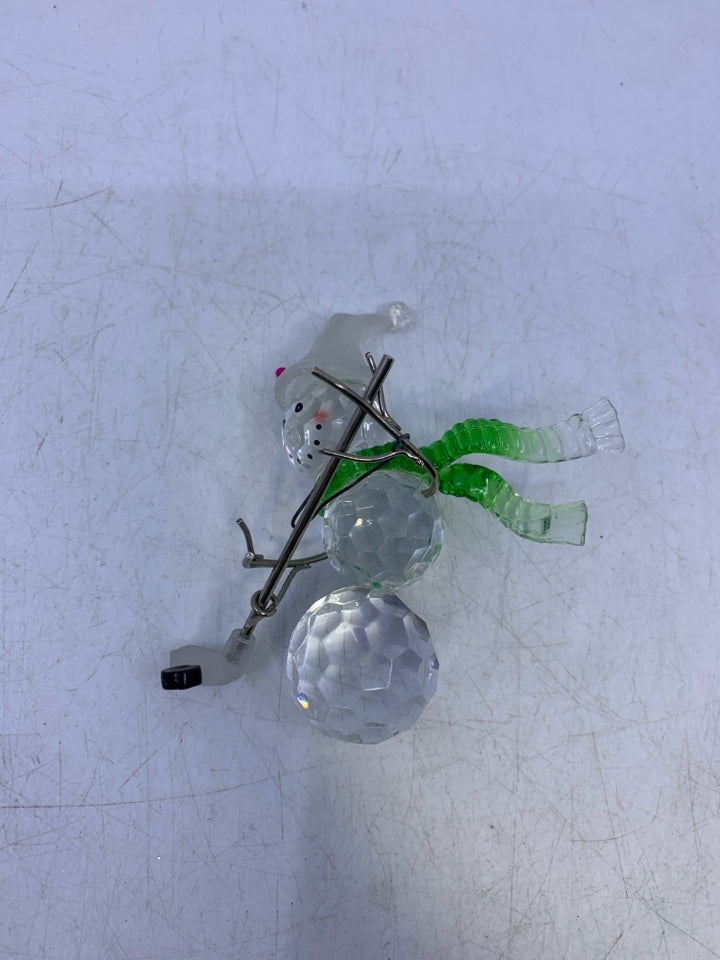 SNOWMAN HOCKEY ORNAMENT