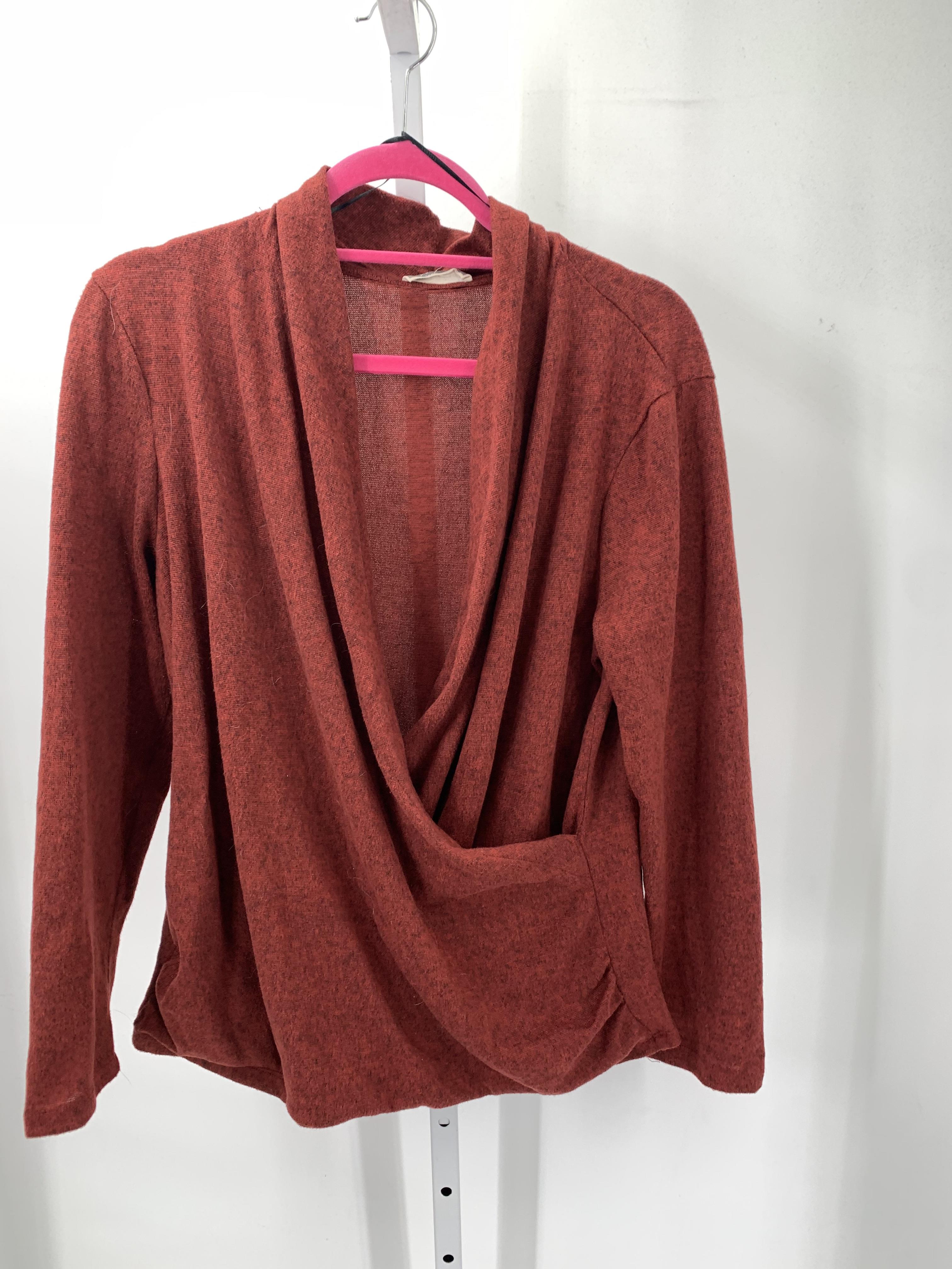 Pleione Size Extra Large Misses Long Sleeve Shirt