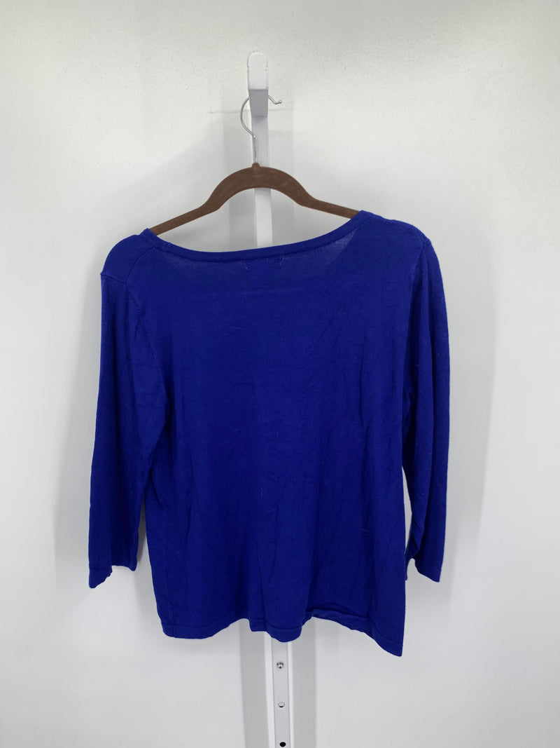 Spense Size Medium Misses 3/4 Sleeve Sweater