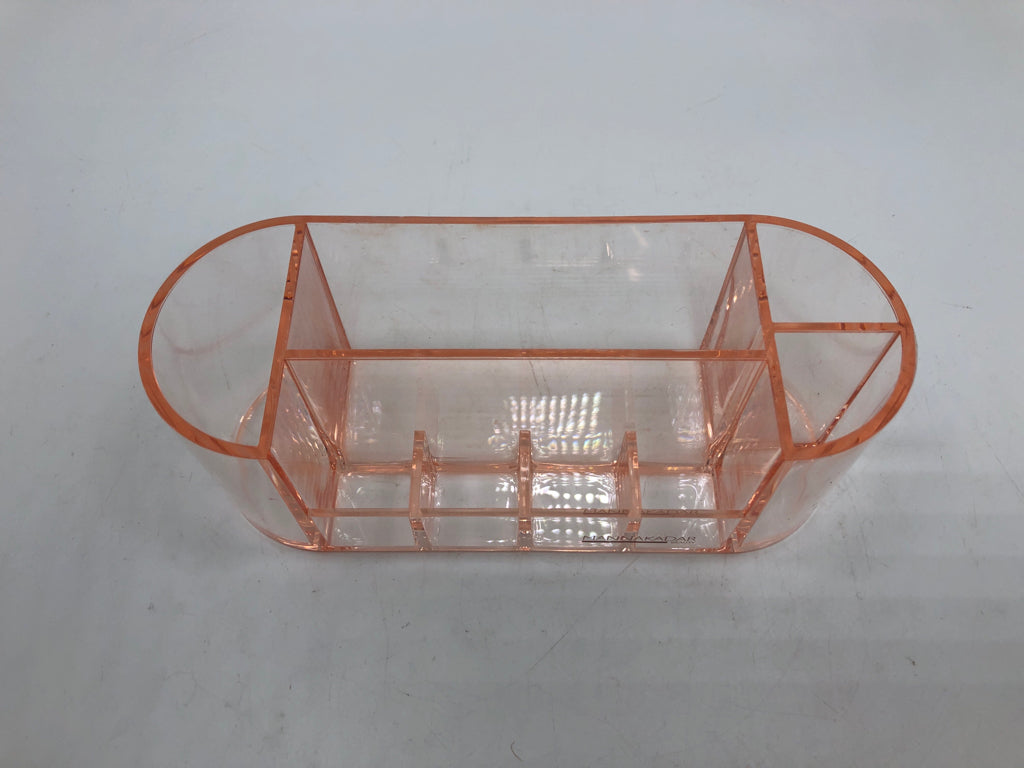 ROSE GOLD PLASTIC ORGANIZER.