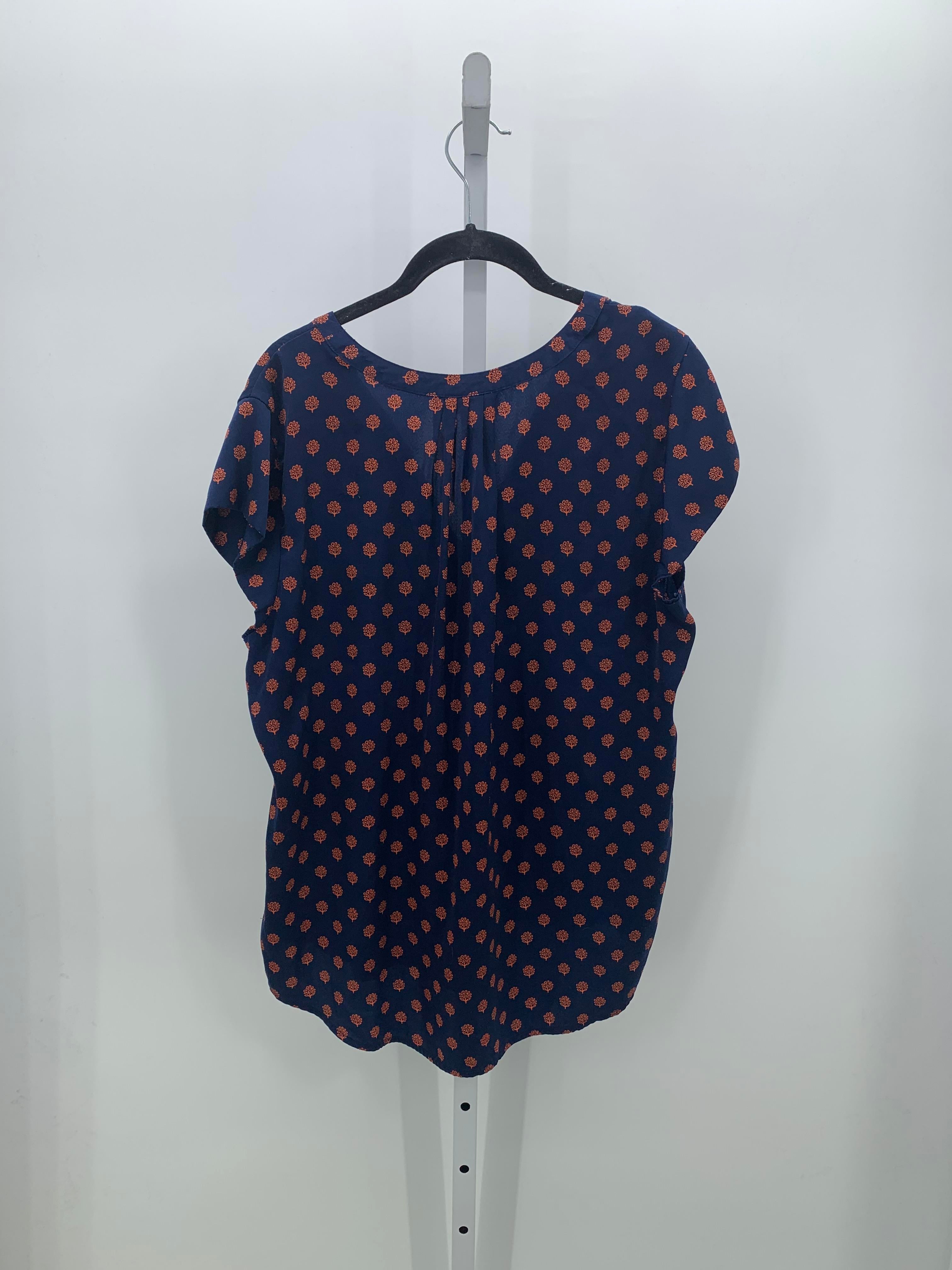 Liz Claiborne Size Large Misses Short Sleeve Shirt