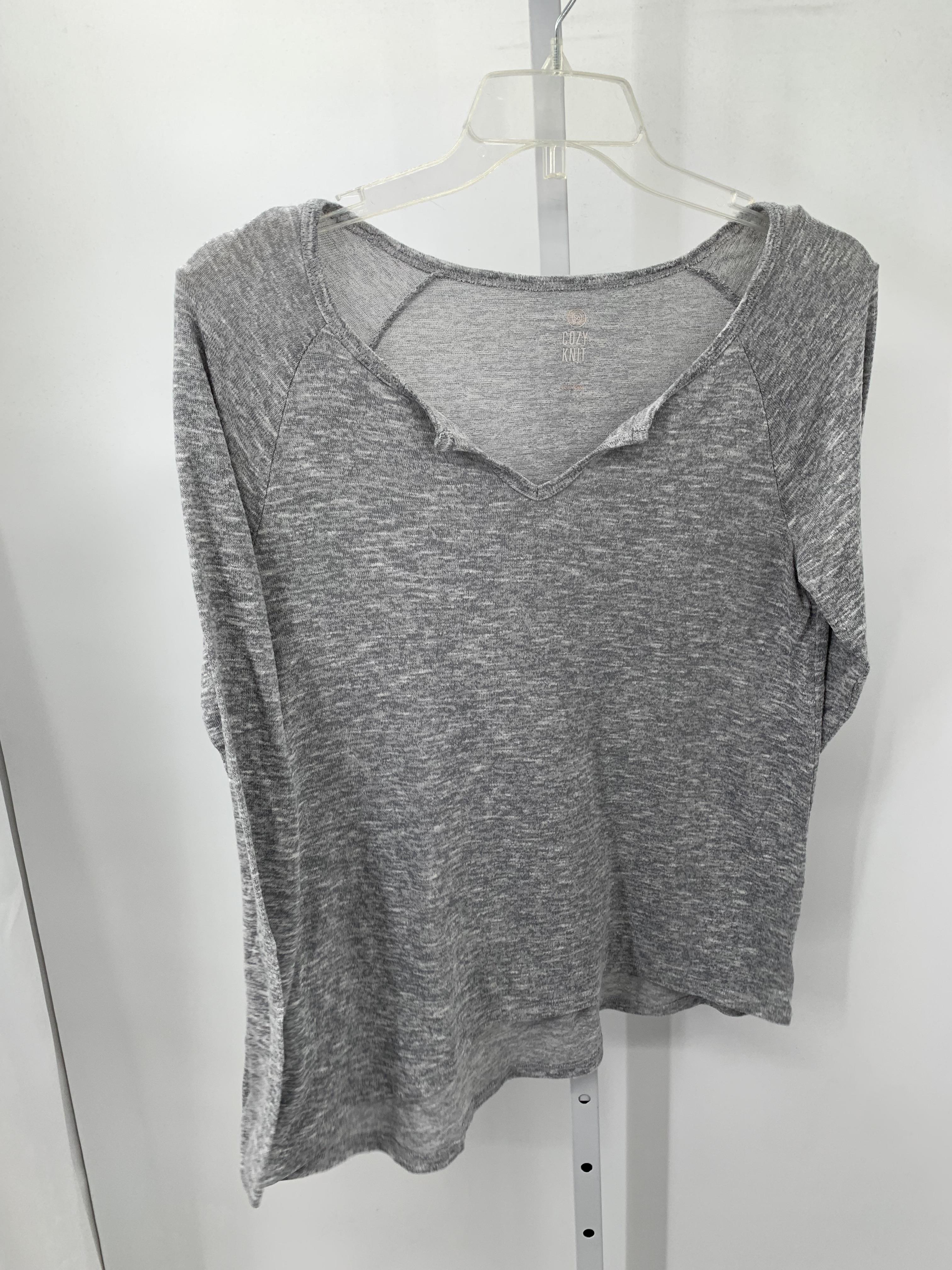 SO Size Large Juniors Long Sleeve Sweater