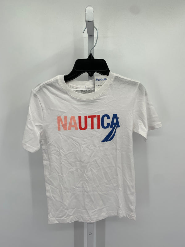 Nautica Size 8 Girls Short Sleeve Shirt