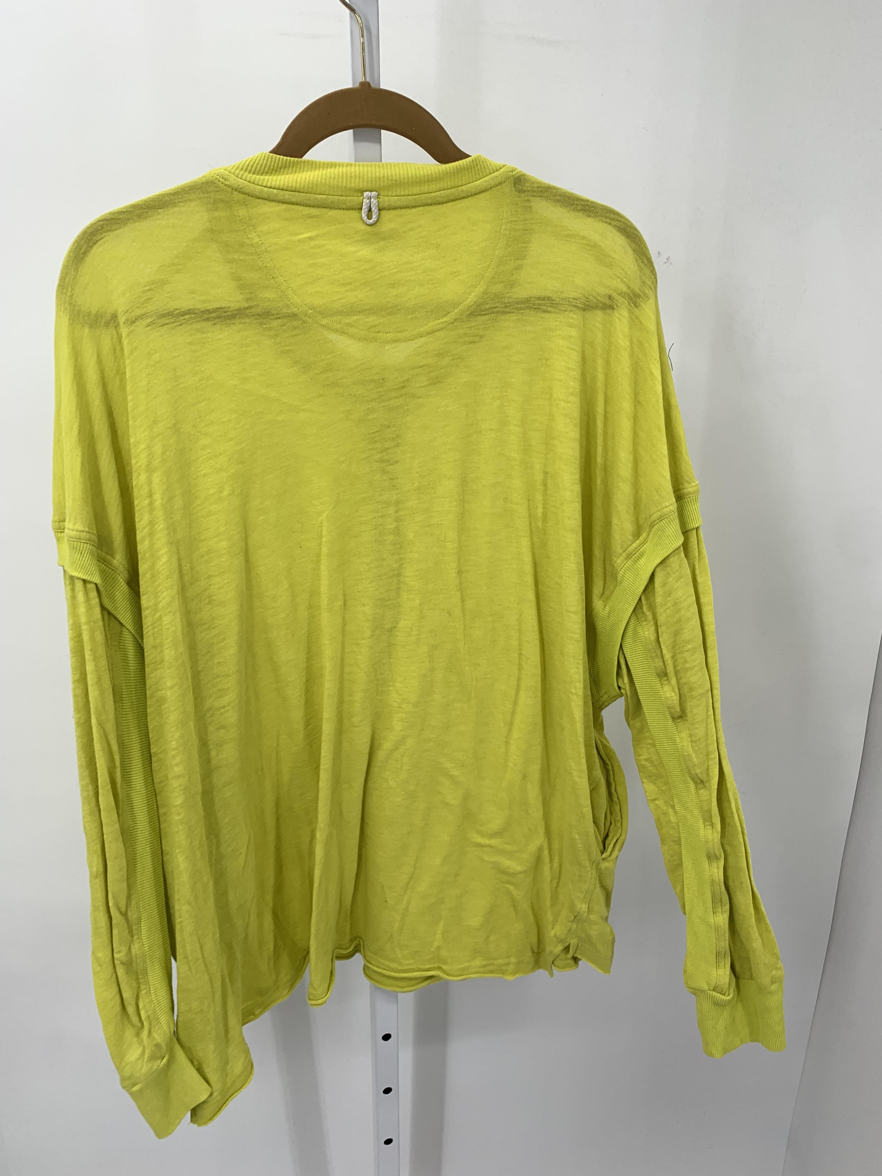Free People Size Medium Misses Long Sleeve Shirt