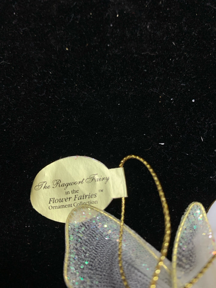 THE RAGWORT FAIRY PORCELAIN ORNAMENT.