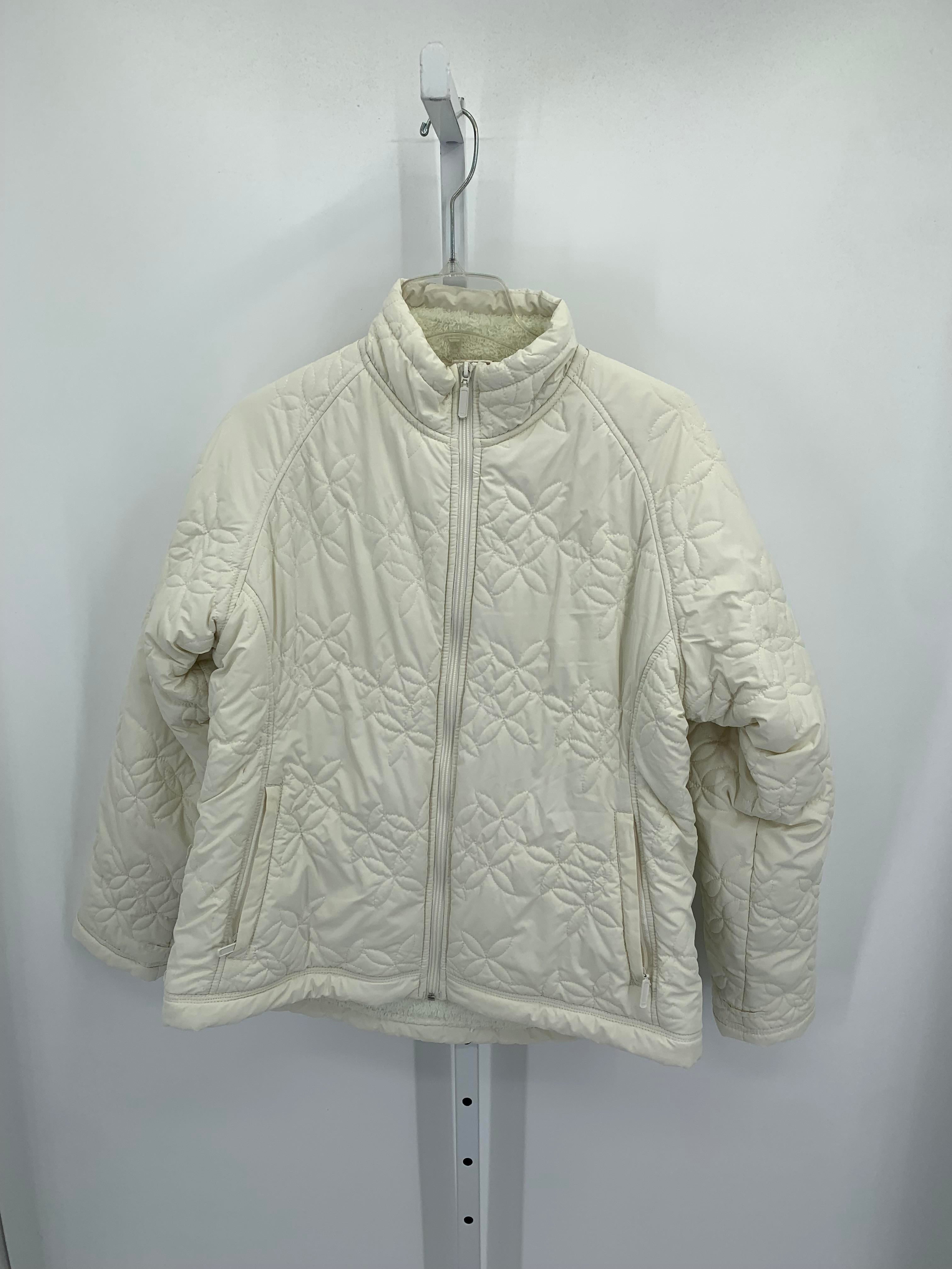 White Sierra Size Extra Large Misses Jacket