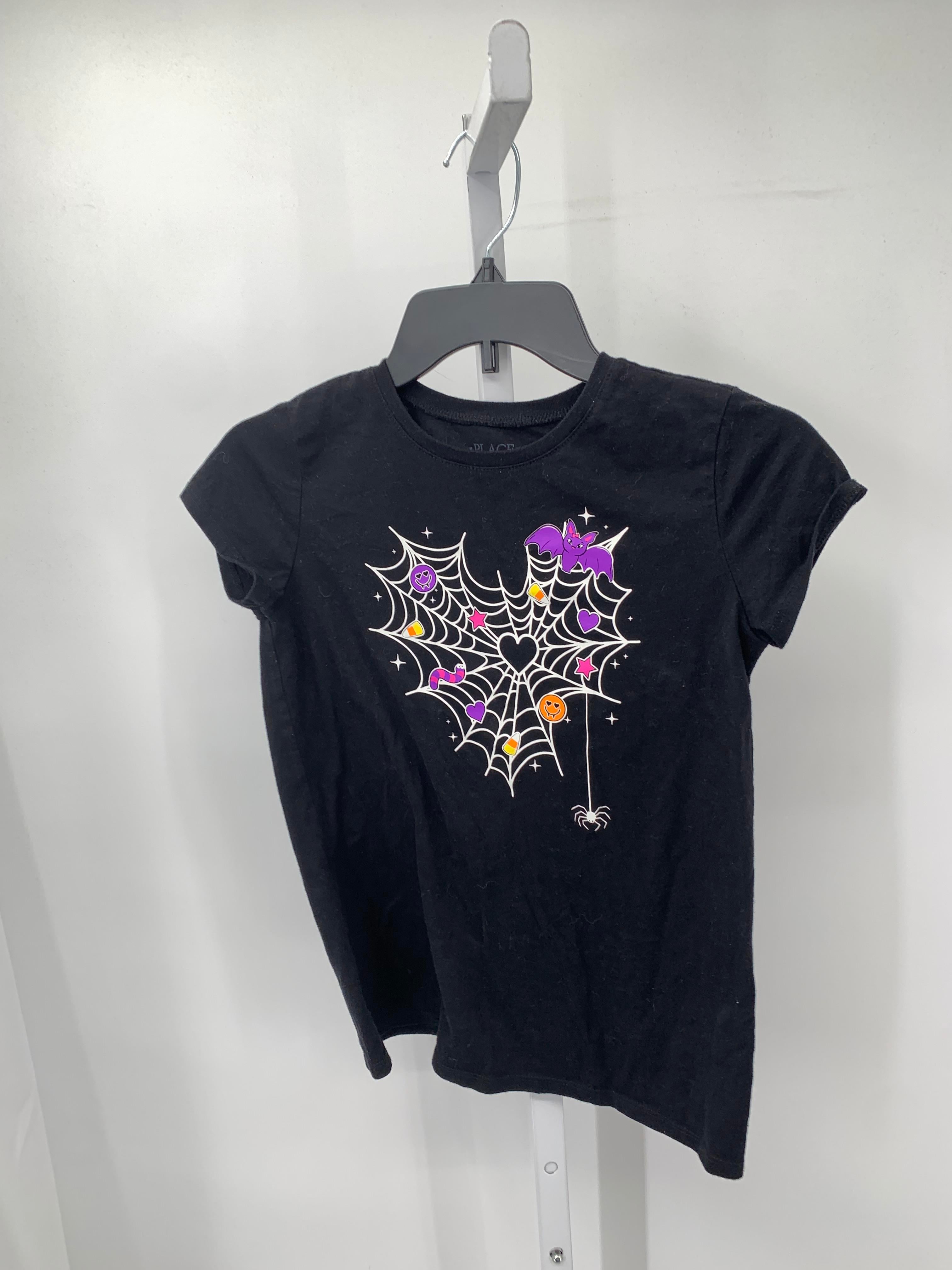 SHORT SLV SHIRT SPIDER WEB