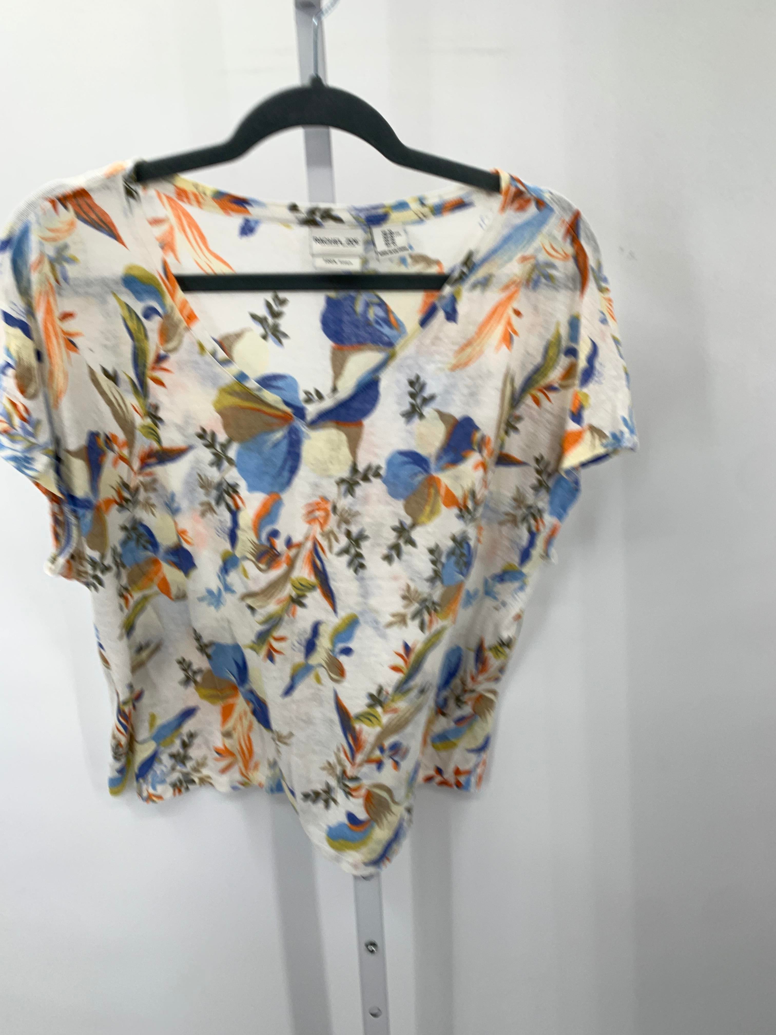 Rachel Zoe Size Extra Large Misses Short Sleeve Shirt