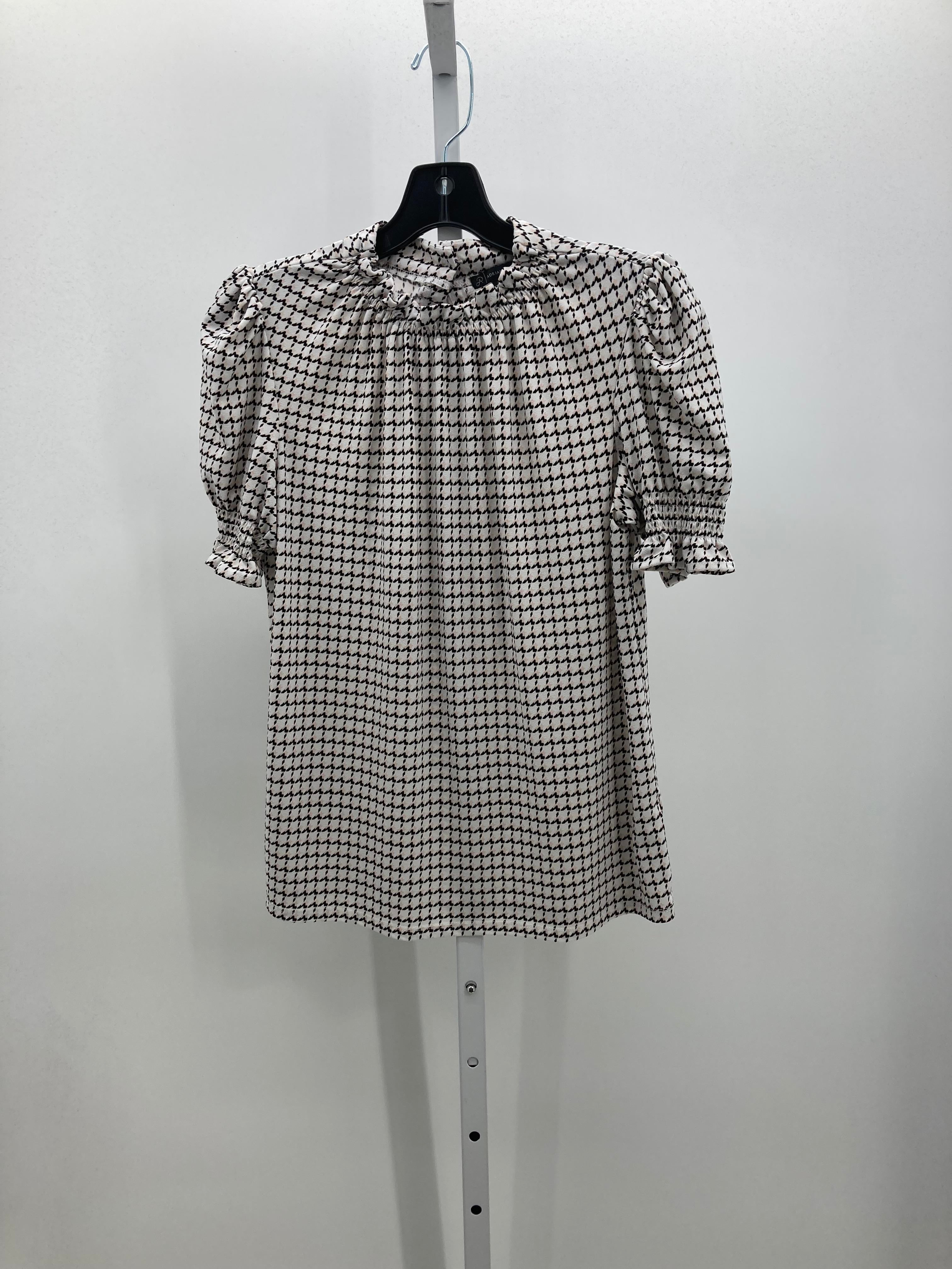 Adrianna Papell Size Small Misses Short Sleeve Shirt