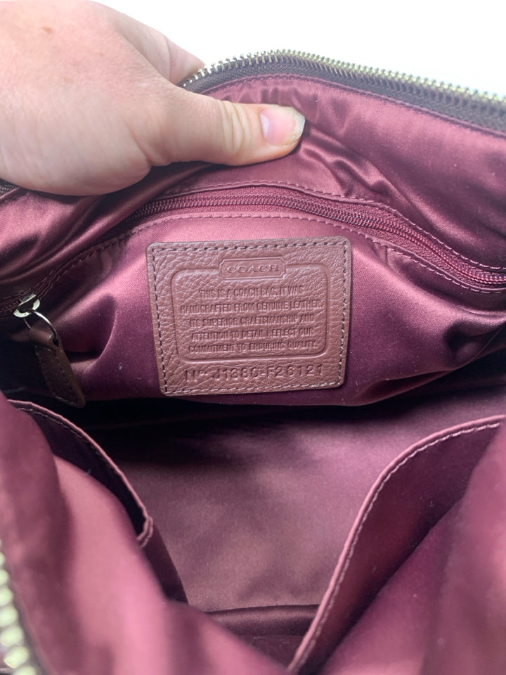 Coach F26121 Avery Pebble Leather Satchel