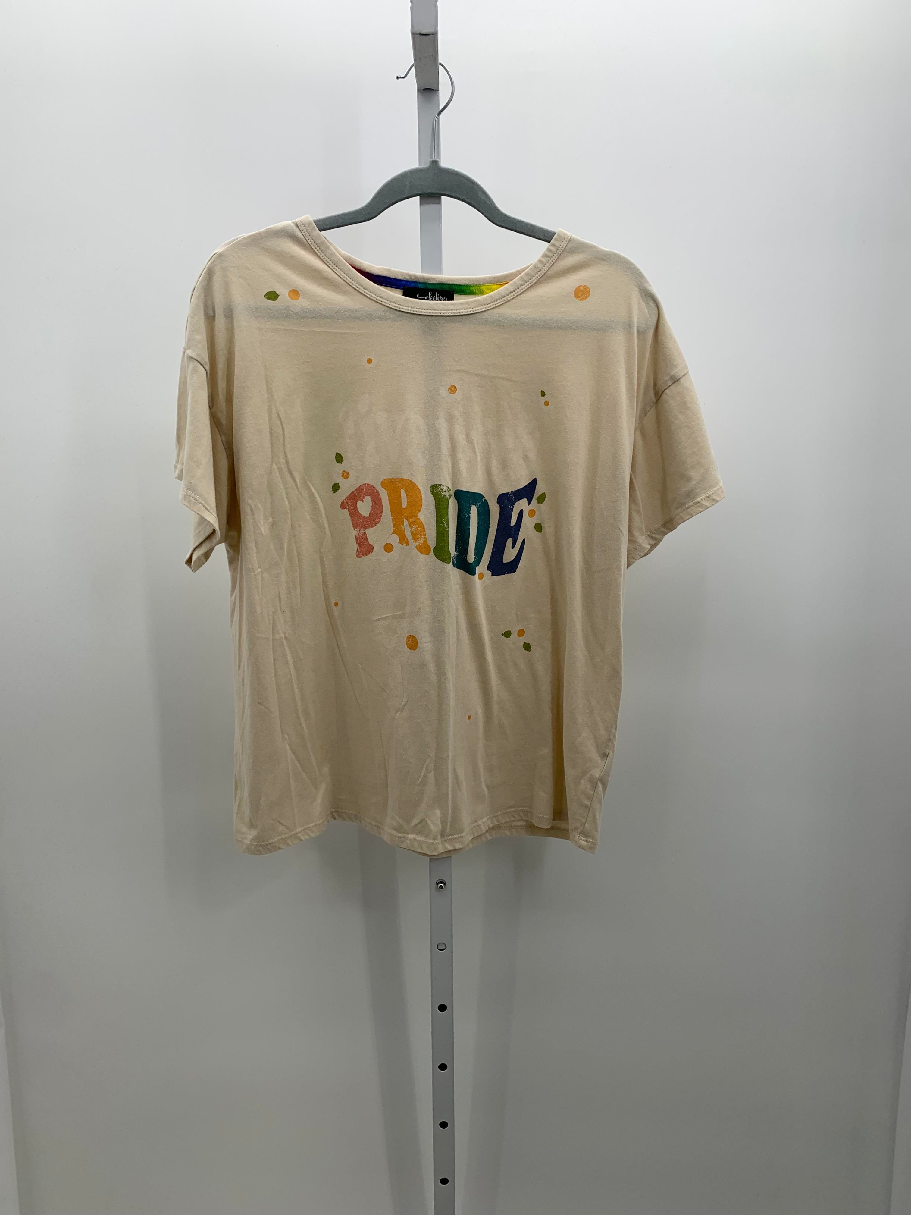 Size Extra Large Misses Short Sleeve Shirt