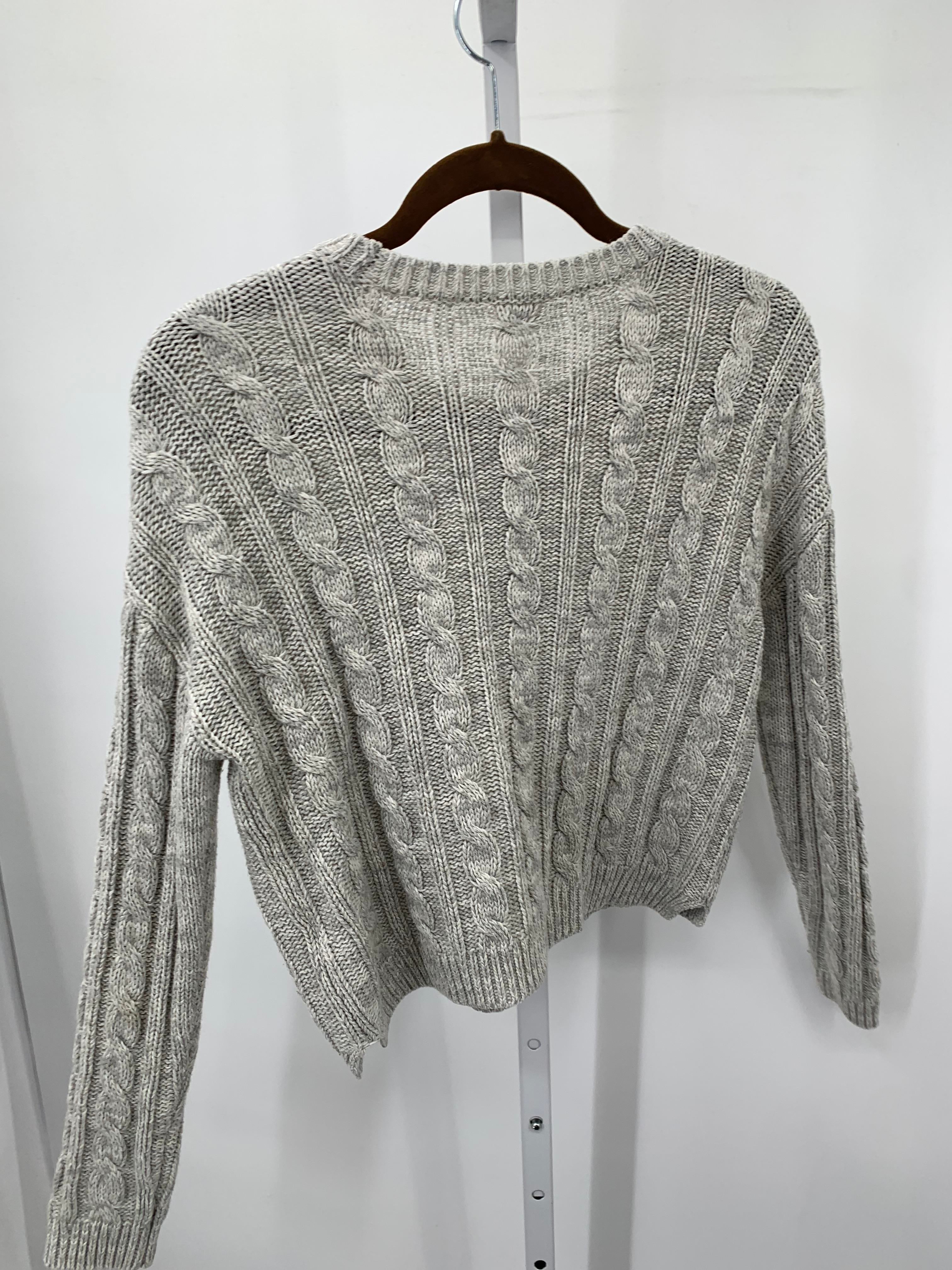 Garage Size Small Juniors Long Sleeve Sweater