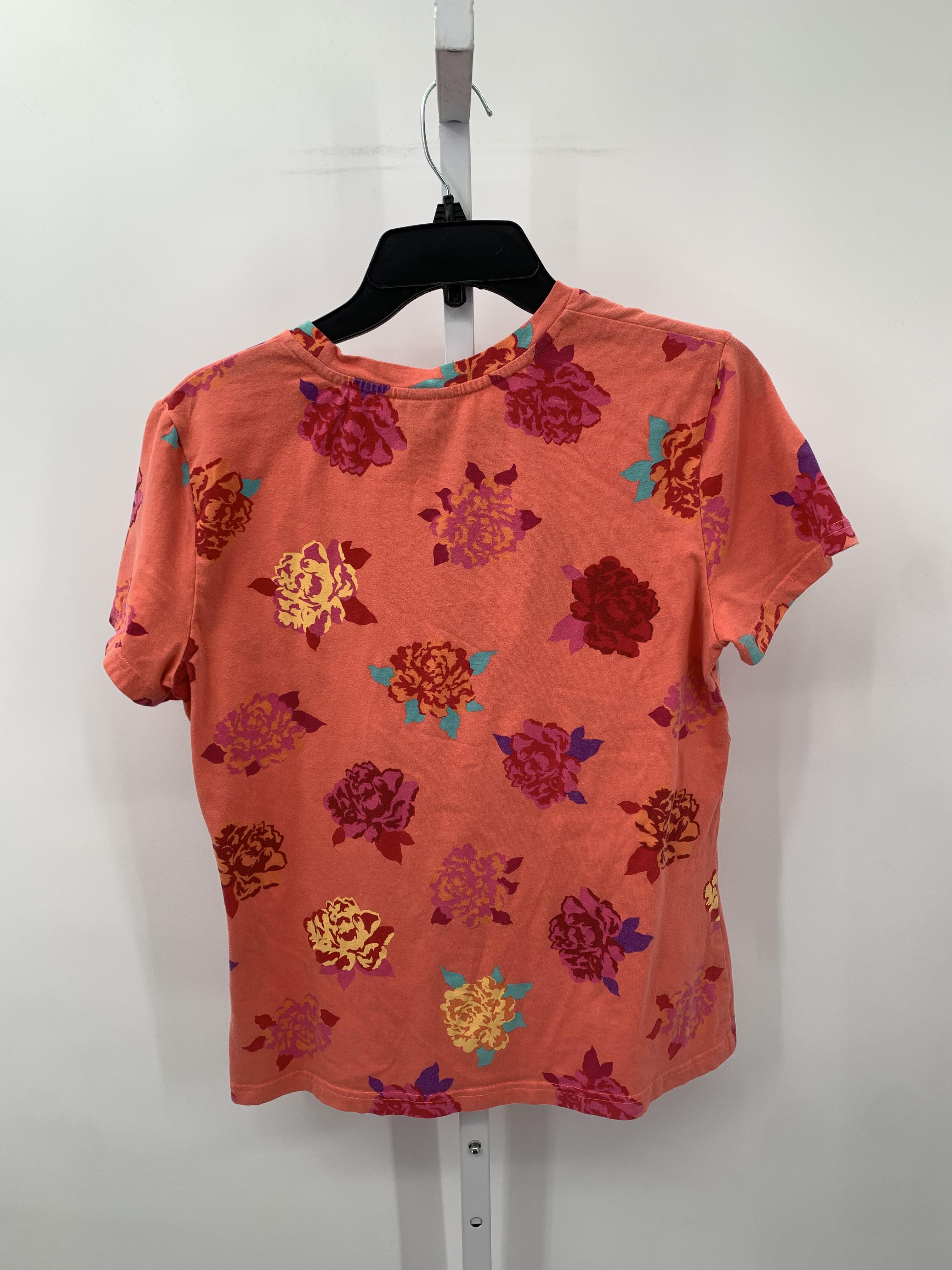 Isaac Mizrahi Size Large Misses Short Sleeve Shirt