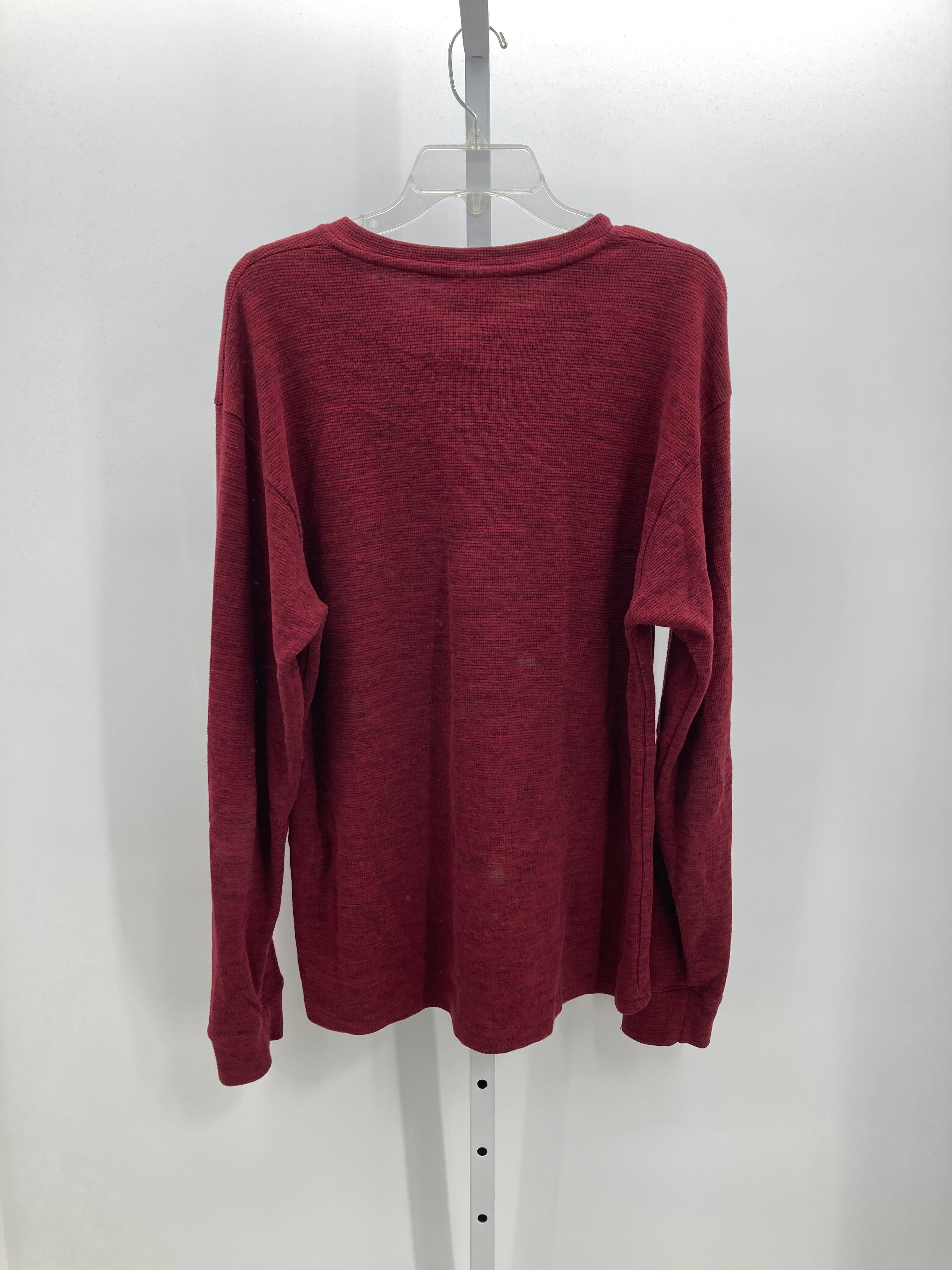 WAFFLE KNIT HENLEY.