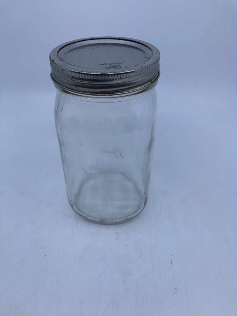 BALL JAR W/LID.