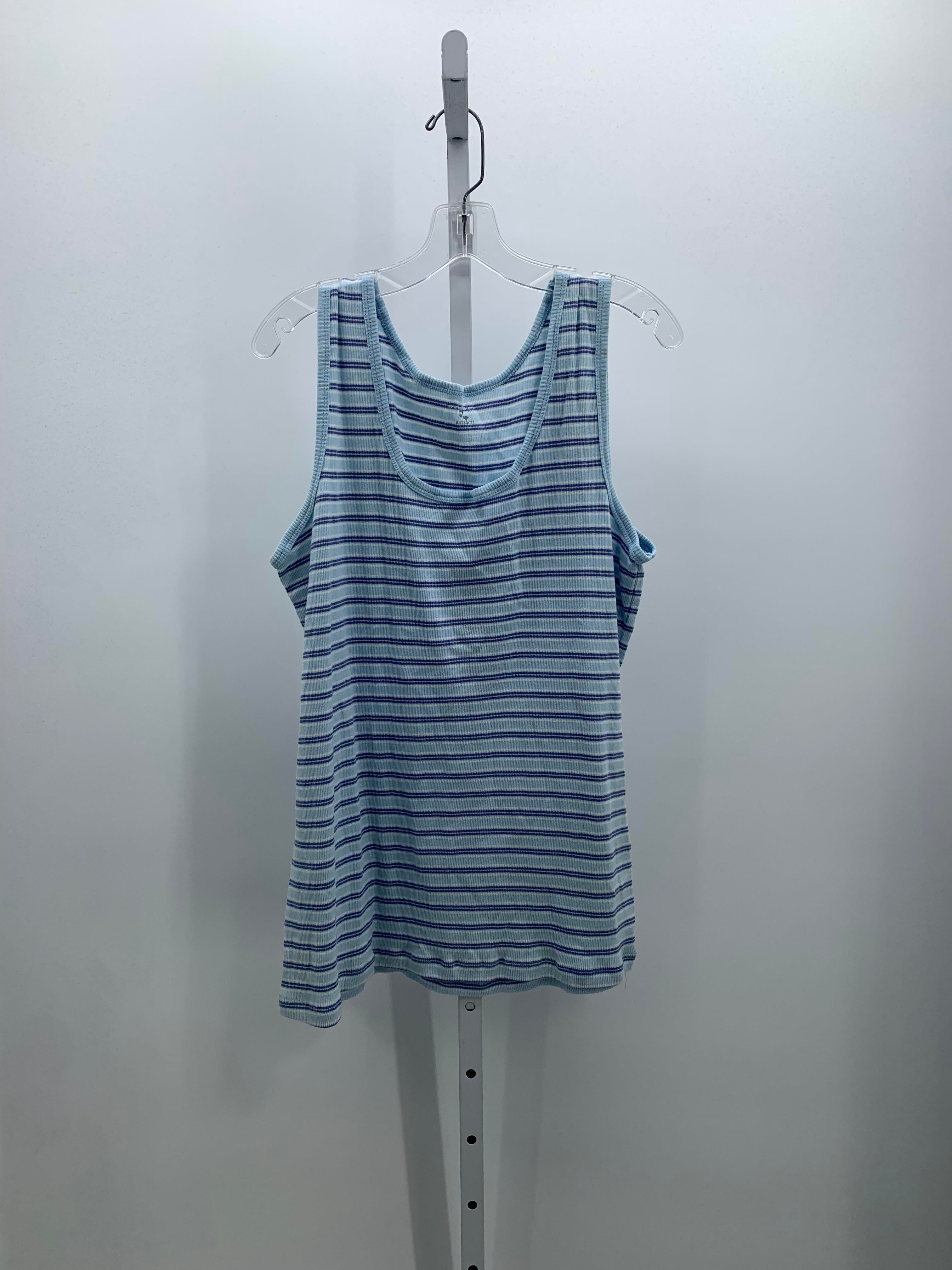New Additions Blue Size XXL Maternity Tank