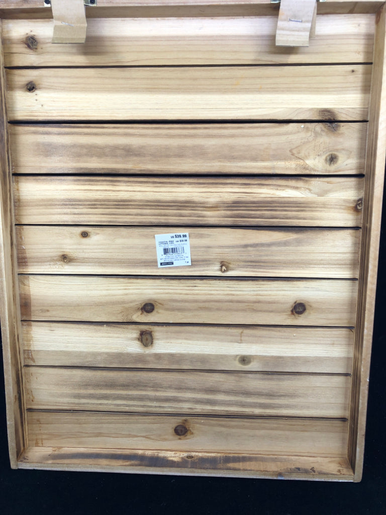 TOO MUCH SUMMER- WHITE WOOD WALL HANGING.