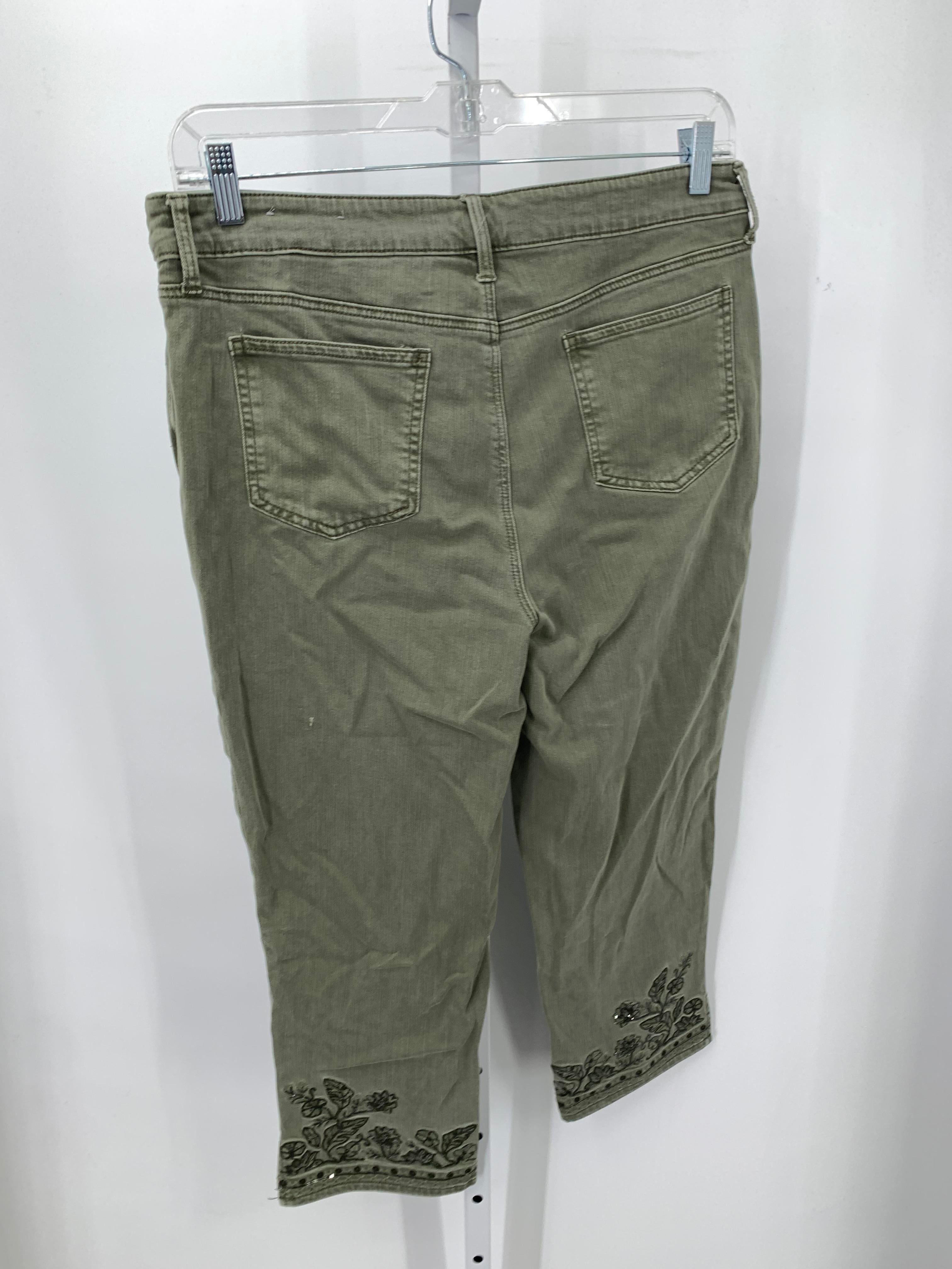 Chico's Size 14 Misses Cropped Jeans