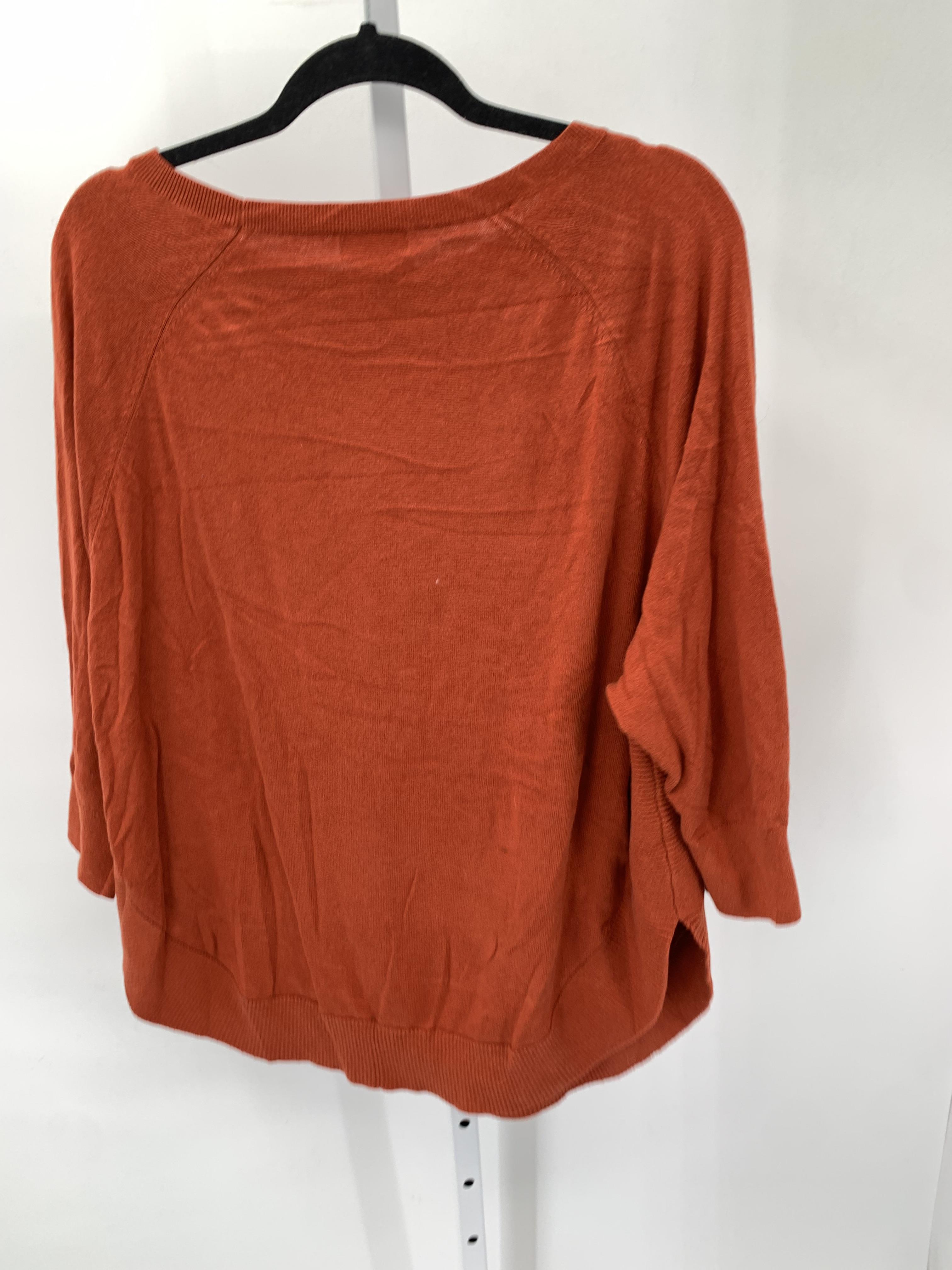 Style & Co. Size Extra Large Misses 3/4 Sleeve Sweater