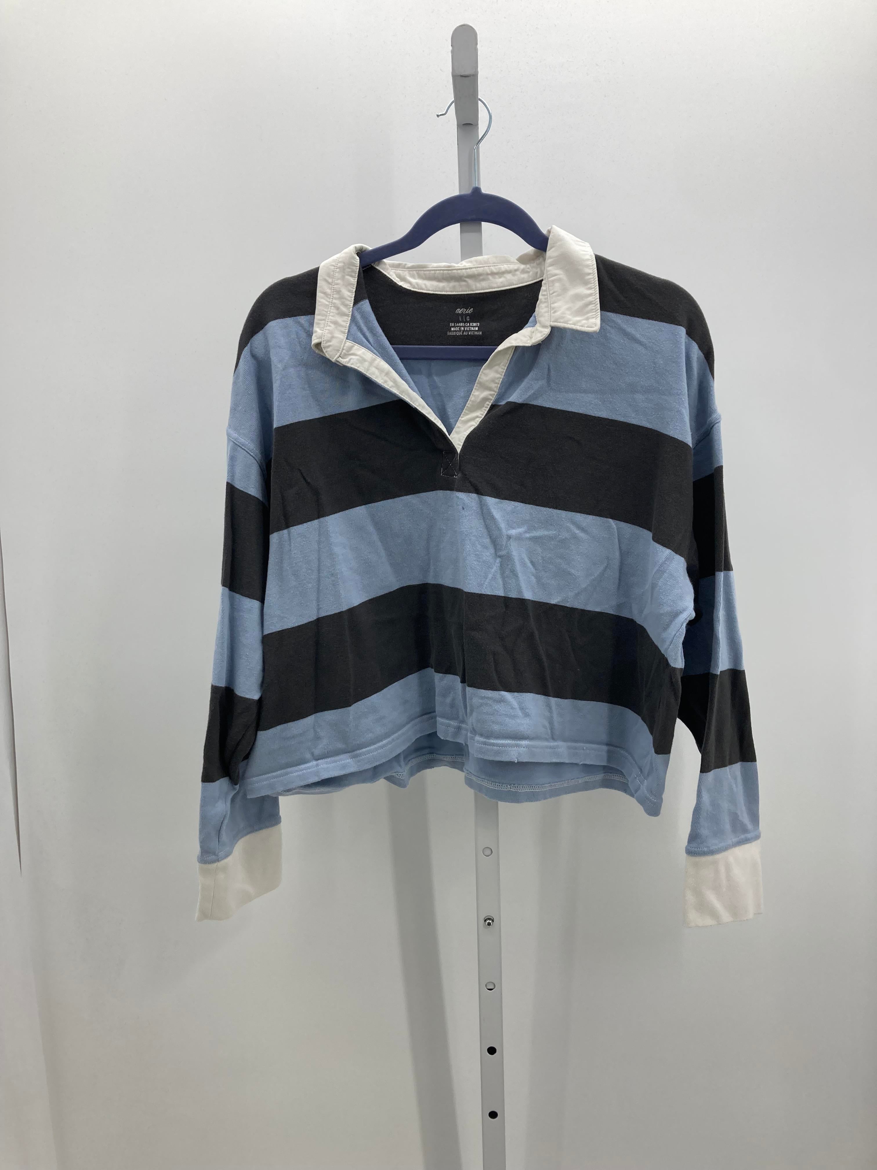 Aerie Size Large Juniors Long Sleeve Shirt