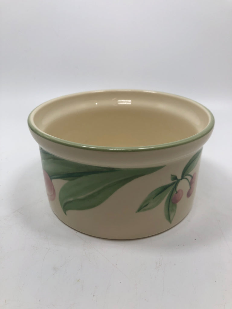 GARDEN PARTY OPEN BUTTER DISH.