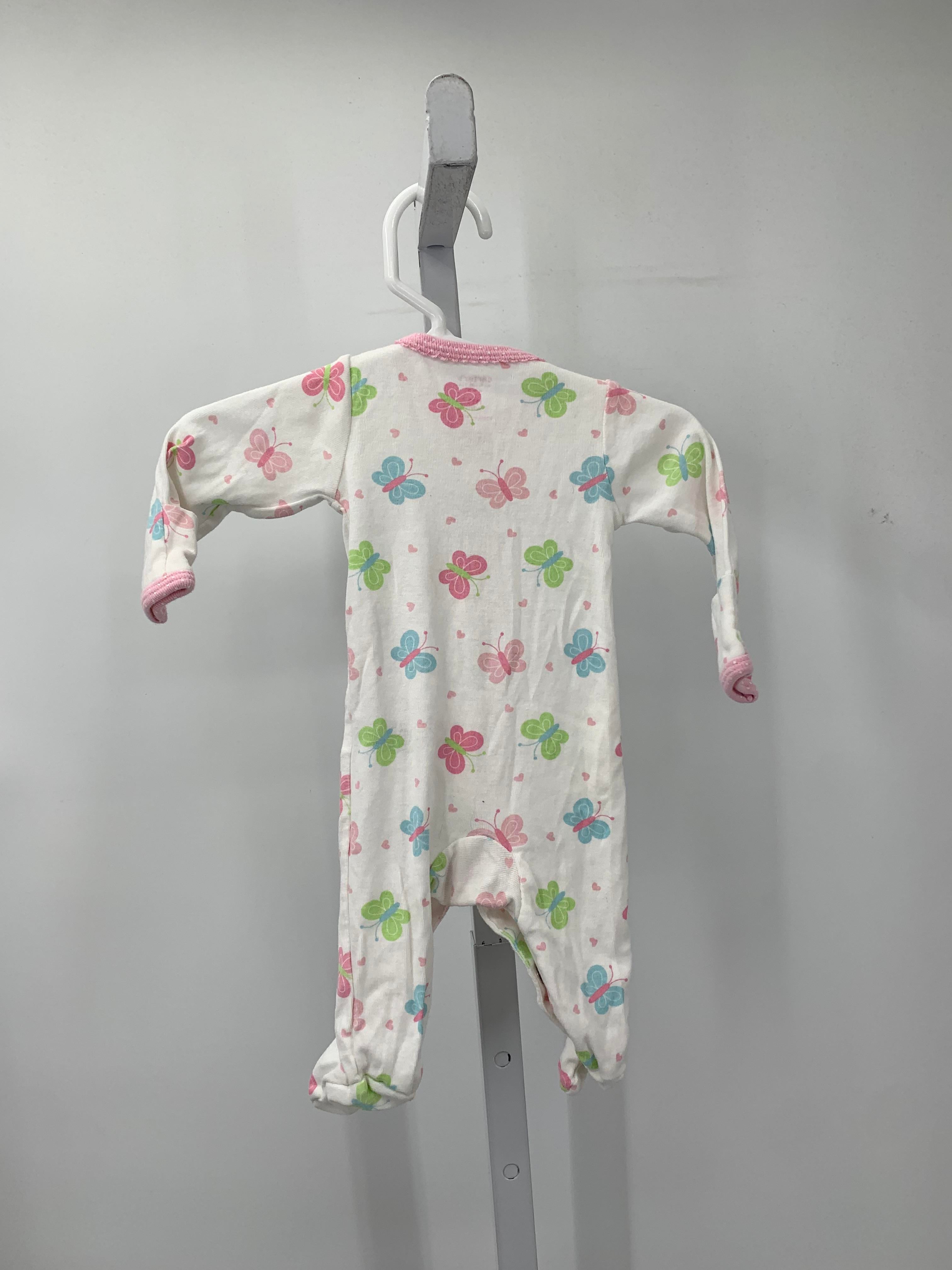 Carters Size Newborn Girls Long Slv. Romper