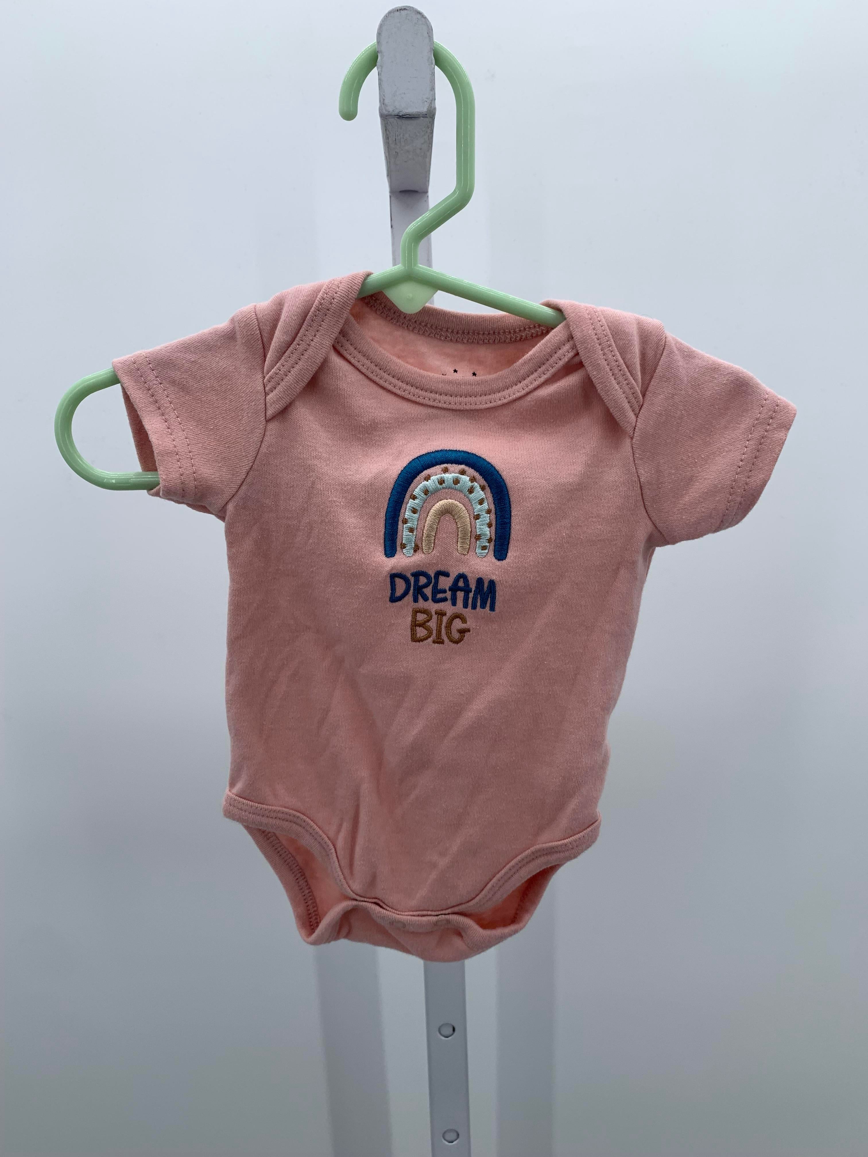 Size 0-3 months Girls Short Sleeve Shirt