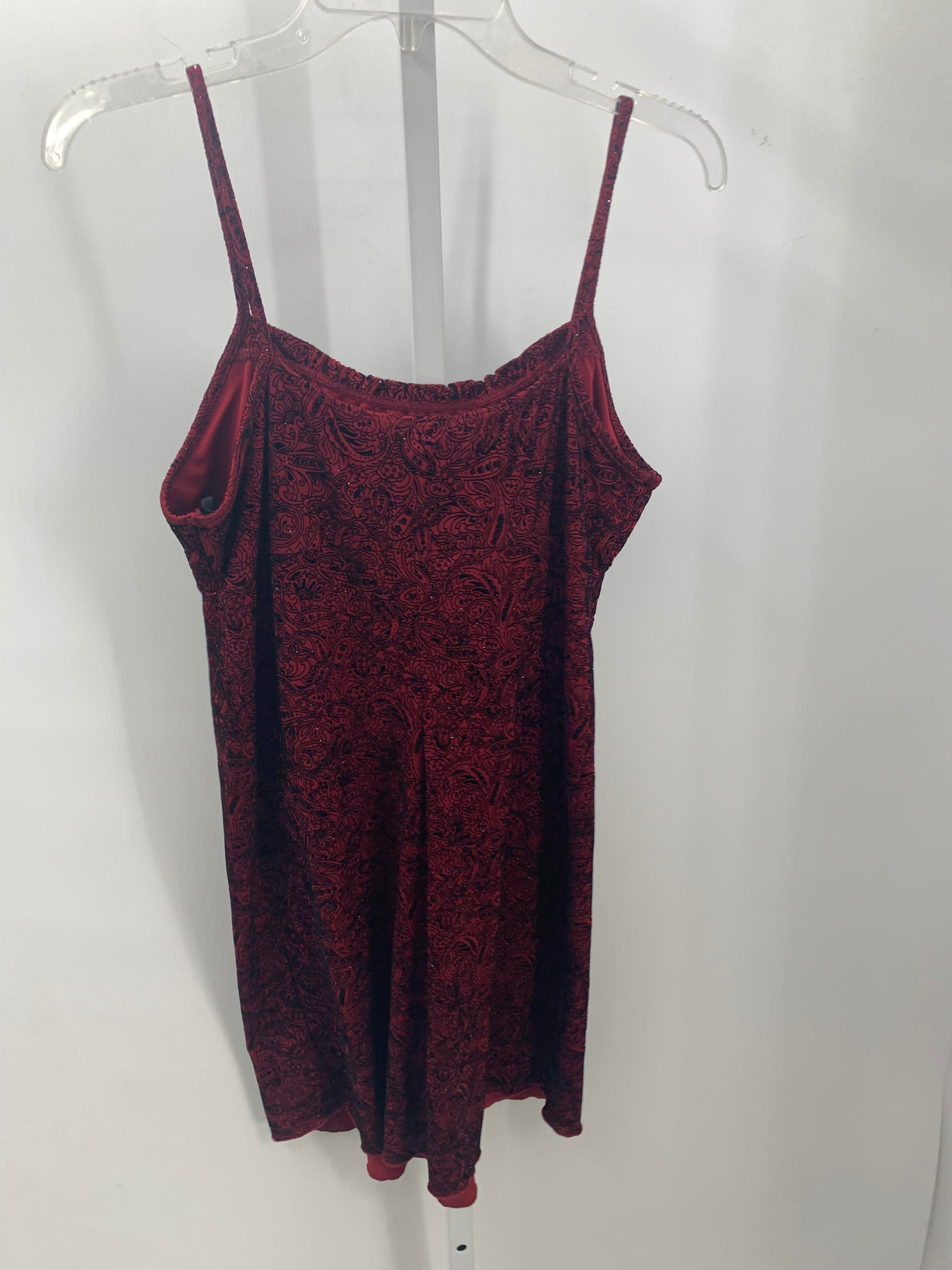 Duo Red Size Medium Maternity Sleeveless Dress